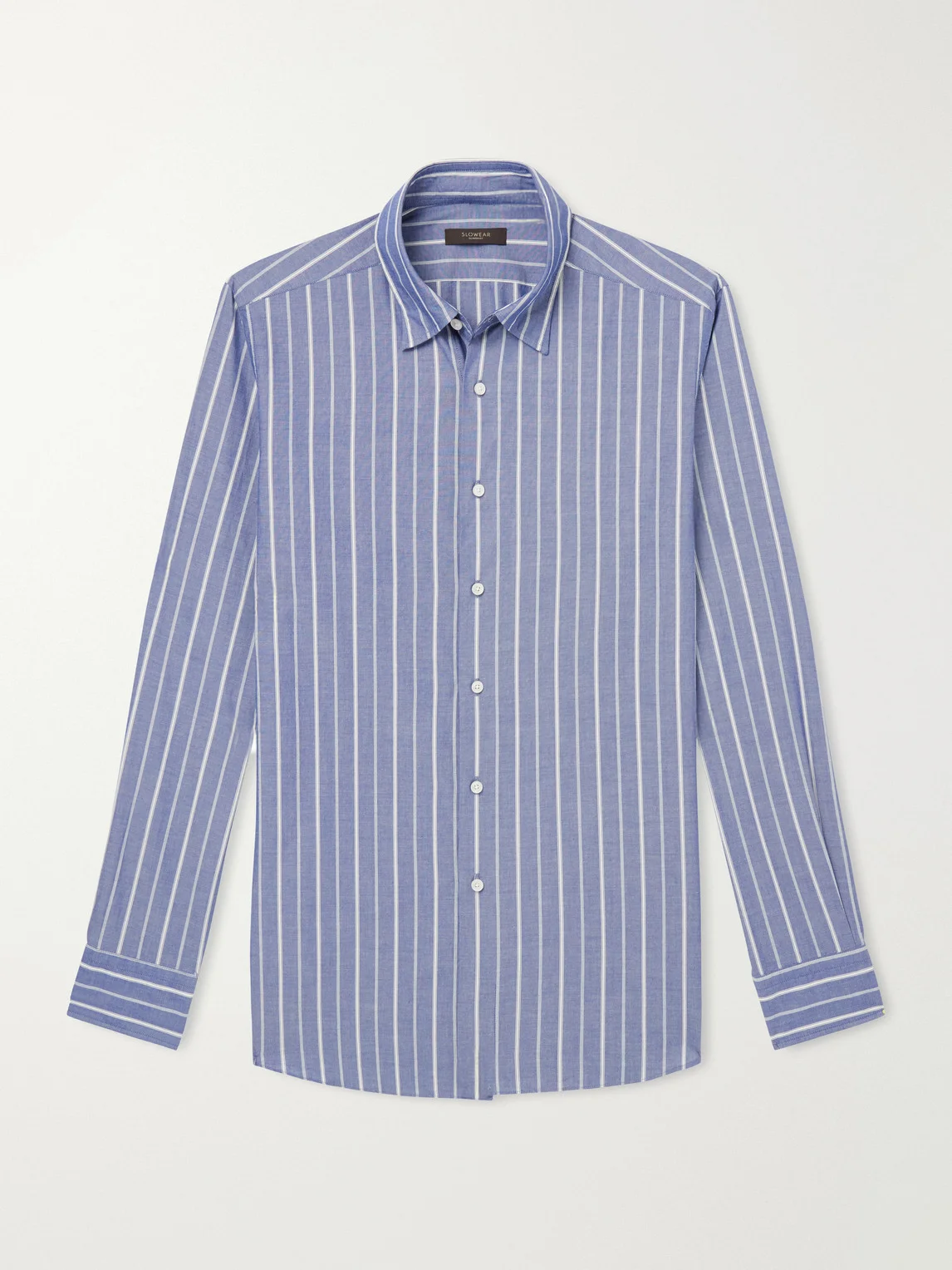 Glanshirt Striped Cotton-Poplin Shirt - 1