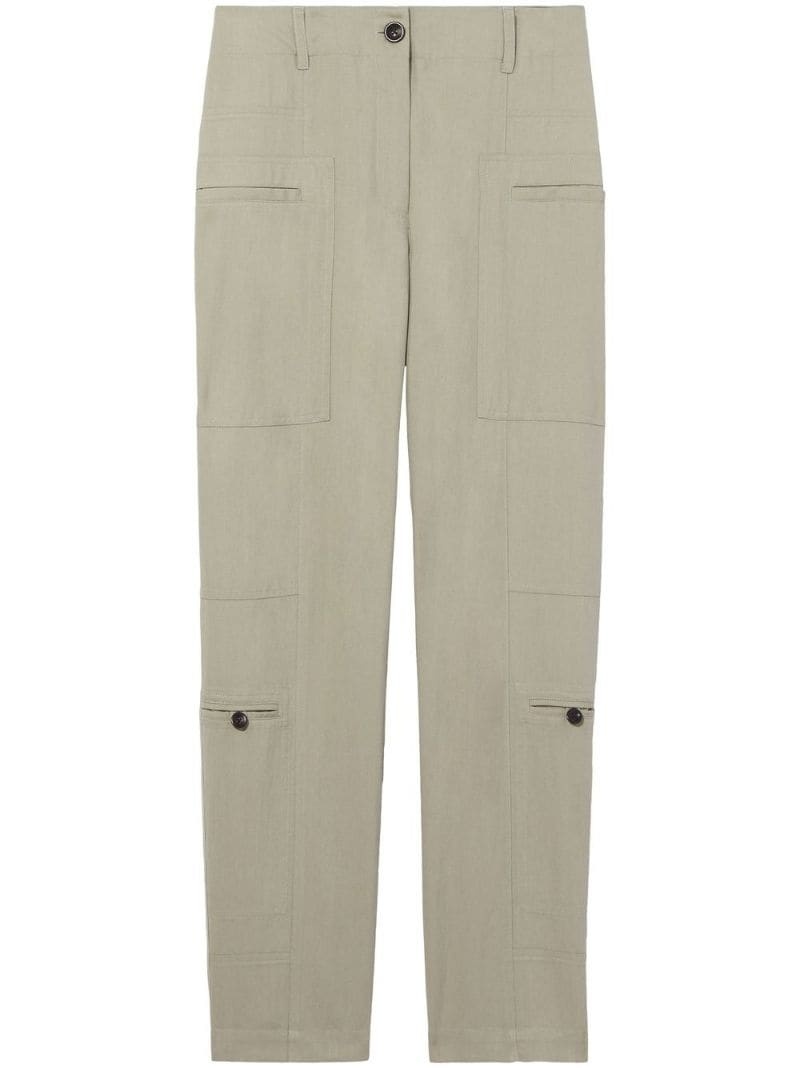 tapered pocket-detail trousers - 1