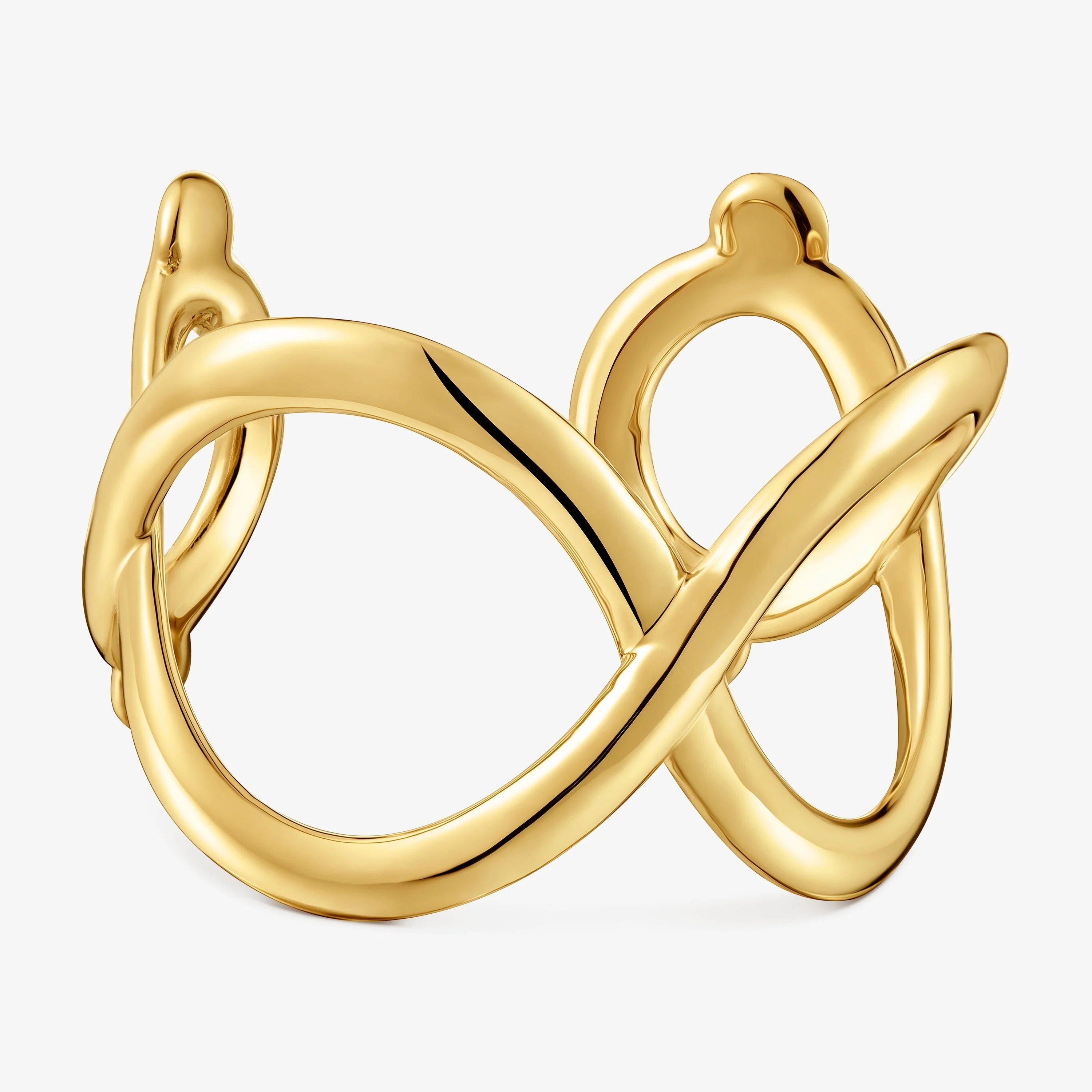 Bangle with gold-plated stainless steel TOUS Infinity - 1