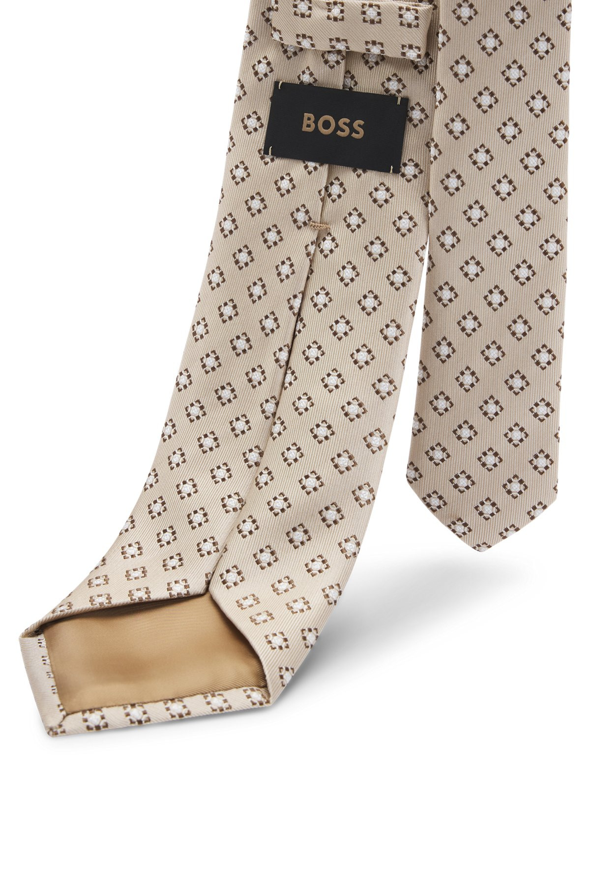 PATTERNED TIE IN ITALIAN-MADE SILK JACQUARD - 5