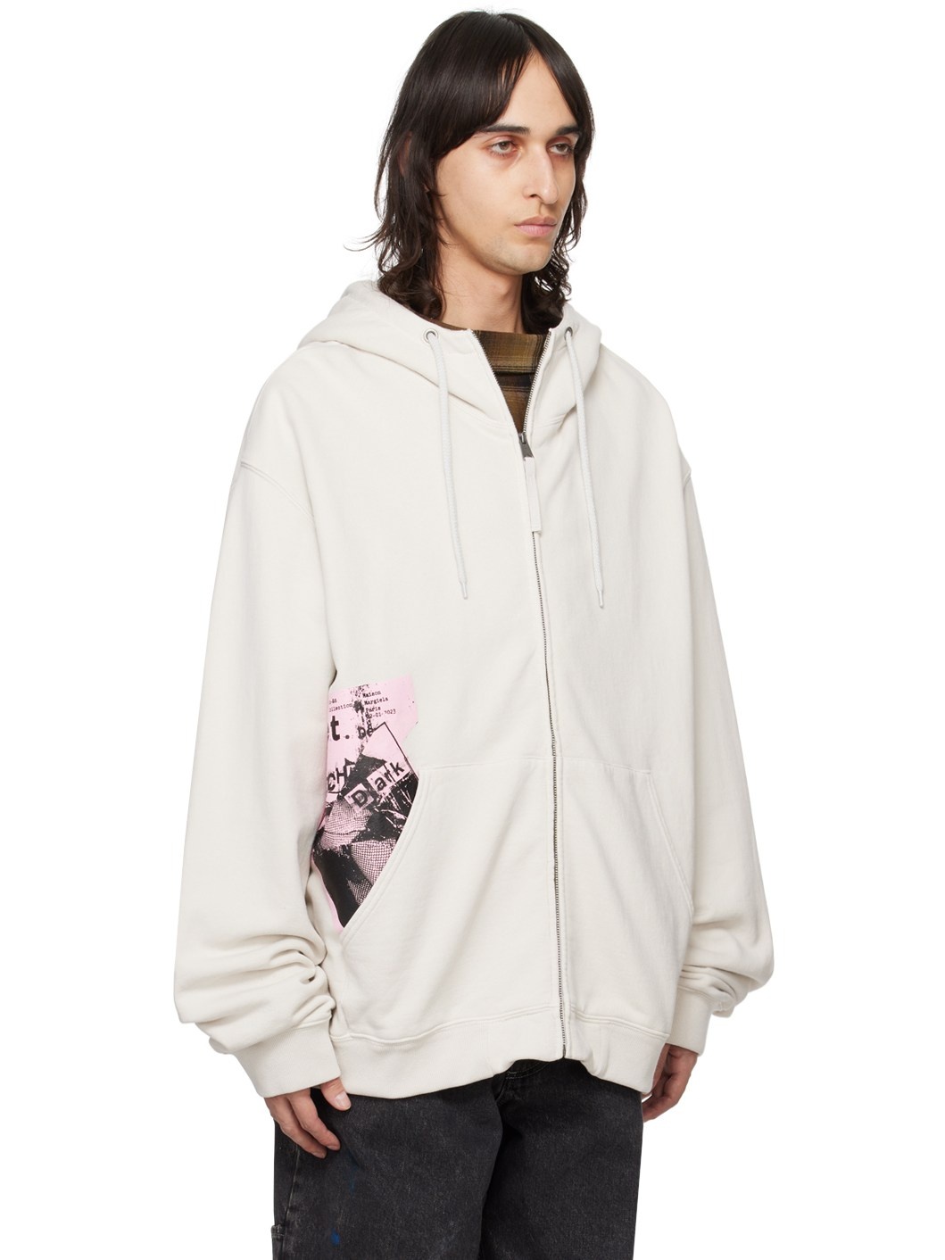 Beige Invitation Hoodie - 2