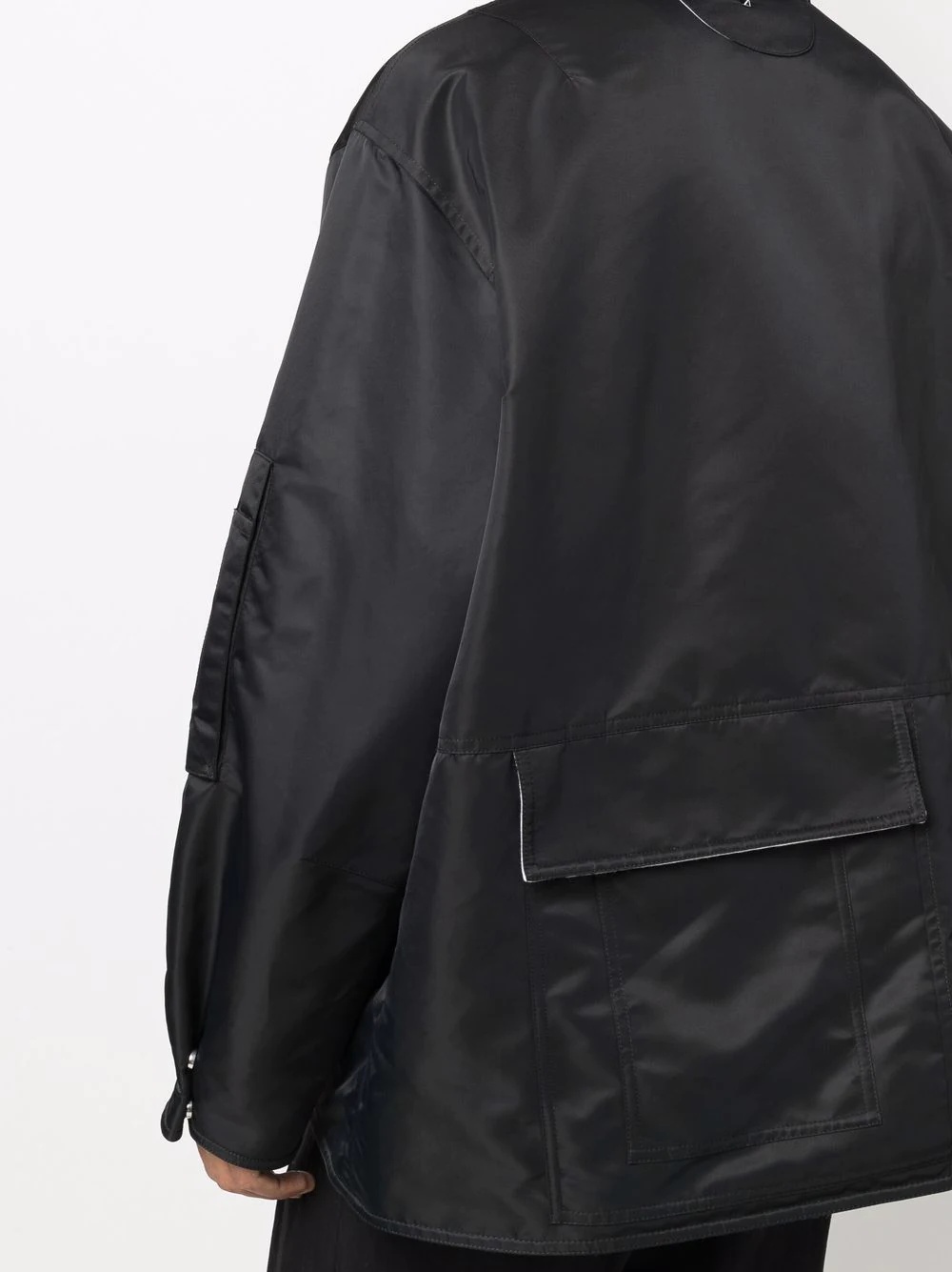 zip-up shirt jacket - 5