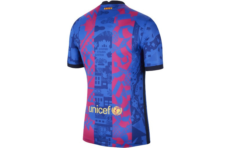 Nike Nike FC Barcelona 21/22 Third Jersey 'Blue' DB5896-406 outlook