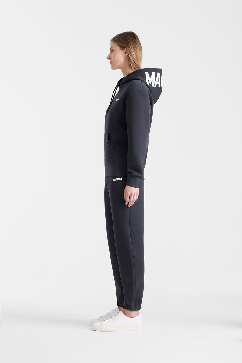 ZOSIA-Z Double-Face Jersey Logo Hoodie 4