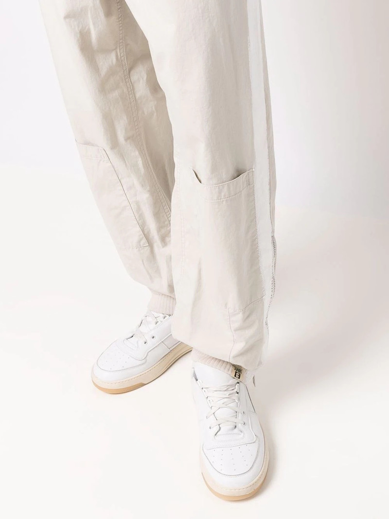side stripe-detail straight-leg trousers 5