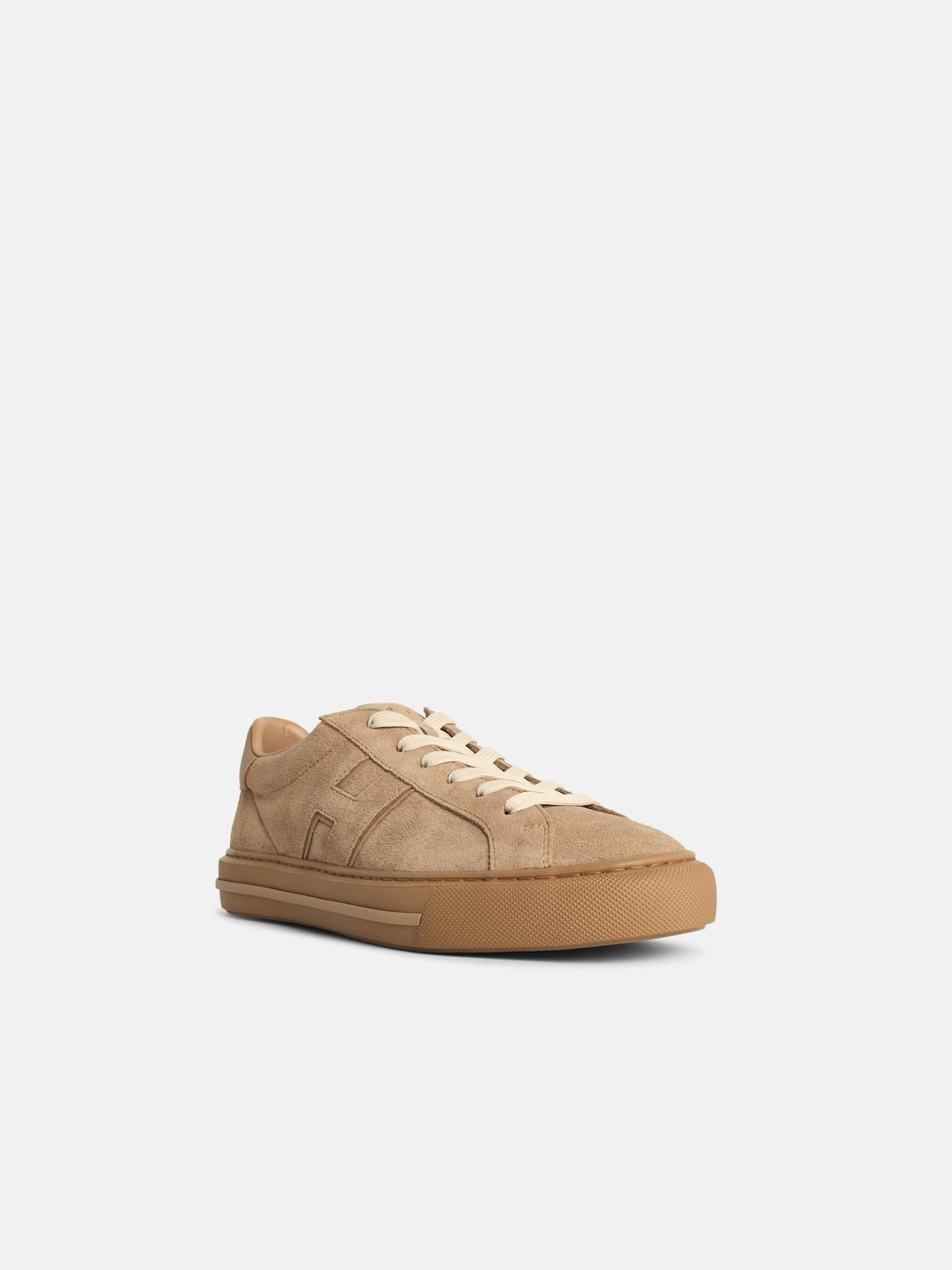 'H691' BEIGE SUEDE SNEAKERS - 2