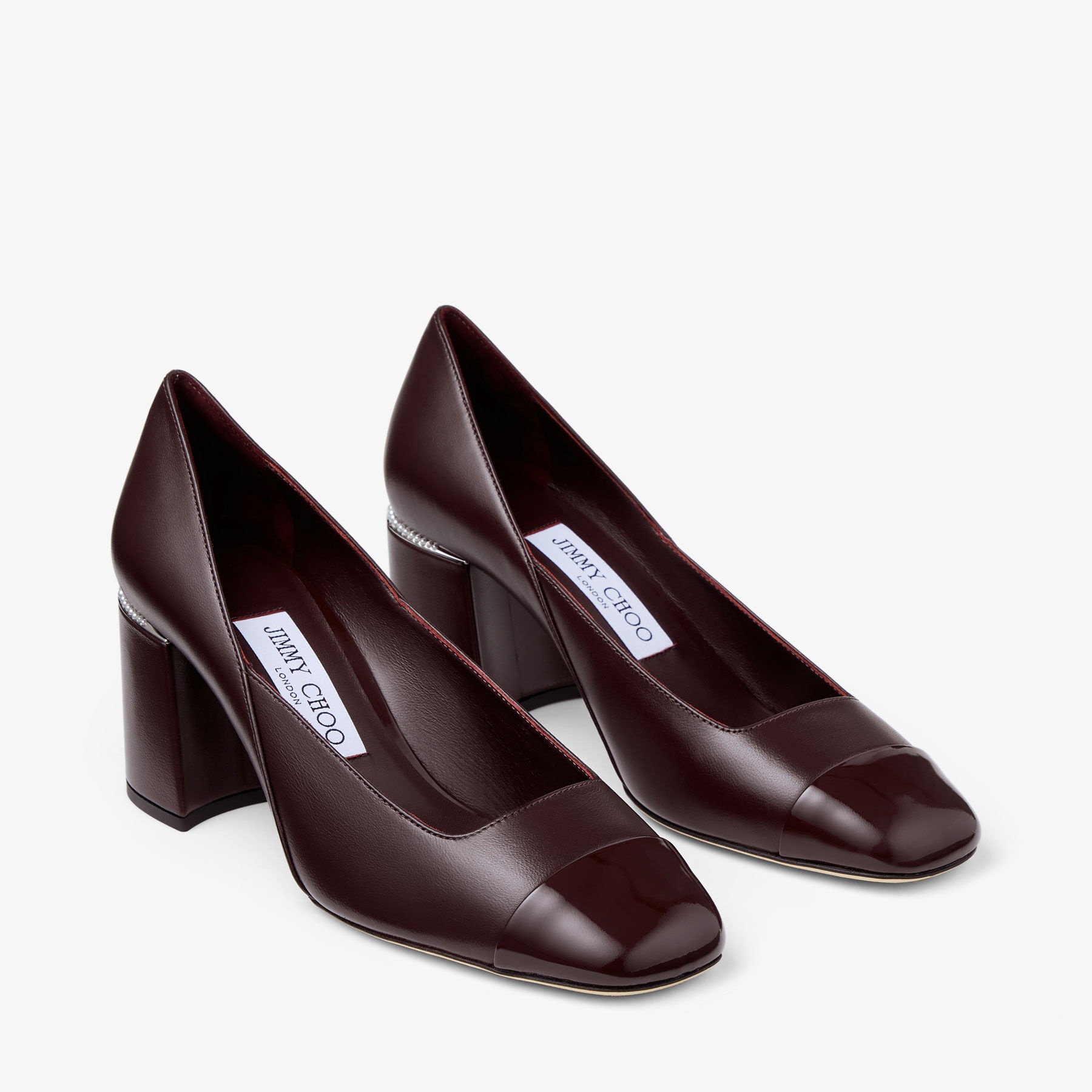 Jenson 65
Deep Merlot Patent Leather Nappa Pumps - 2