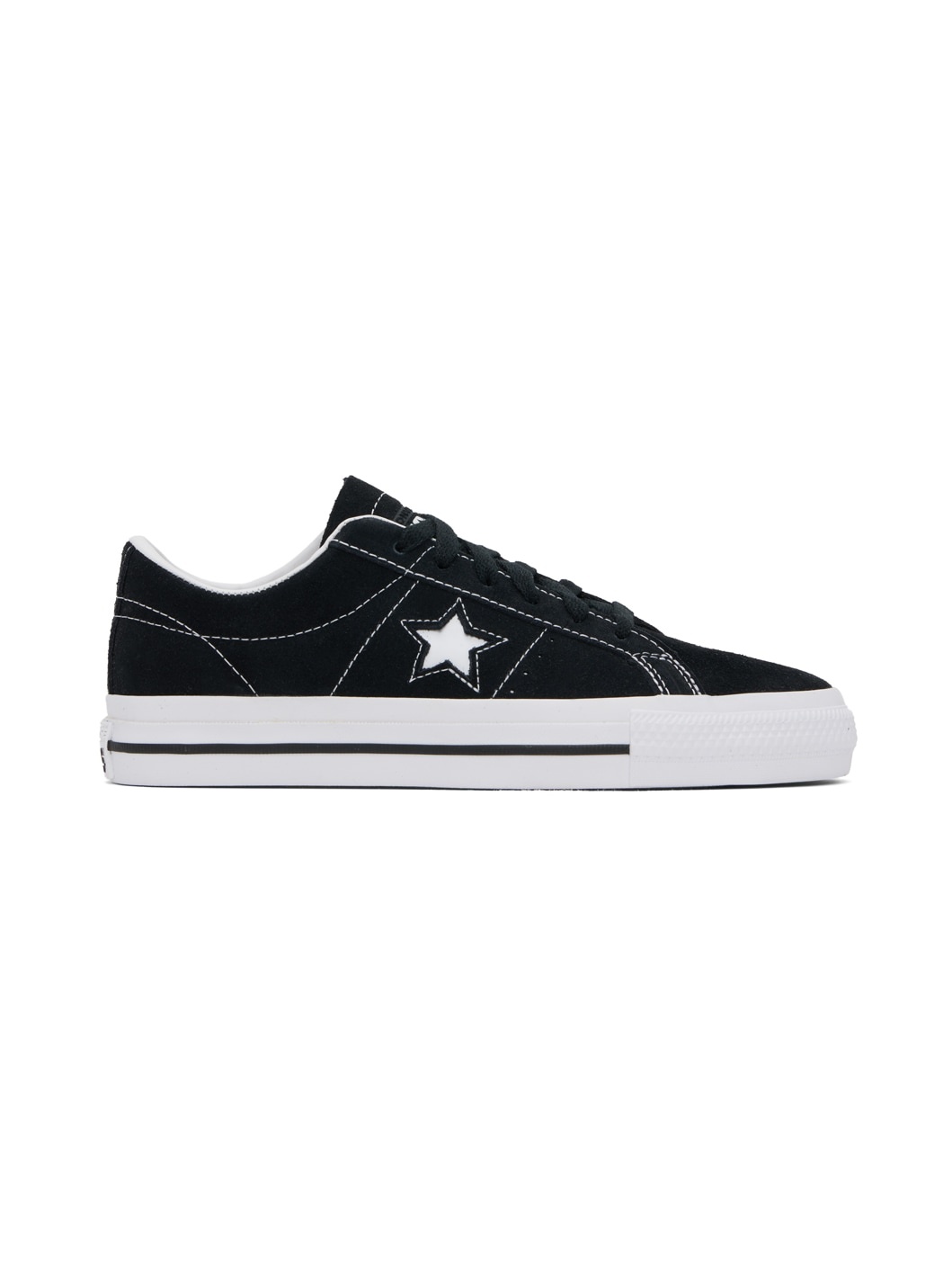 Black One Star Pro Low Top Sneakers - 1