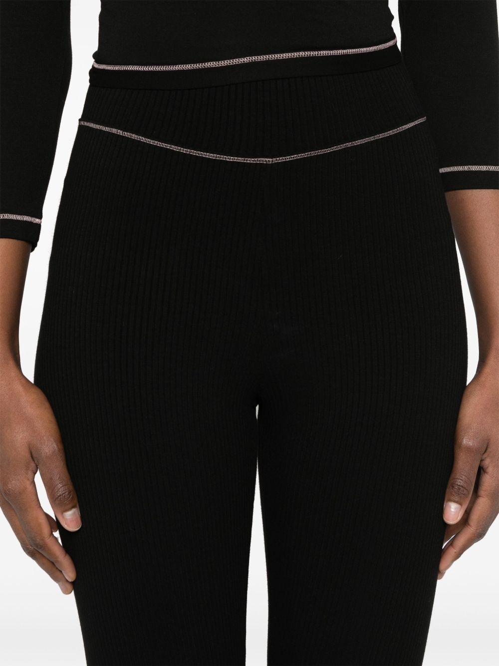 ribbed leggings - 5