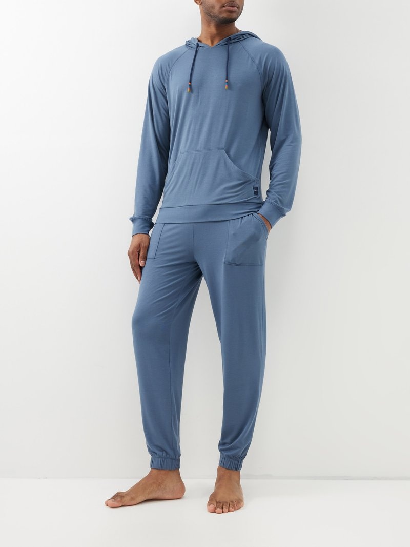 Artist Stripe-tip modal-blend pyjama trousers - 2
