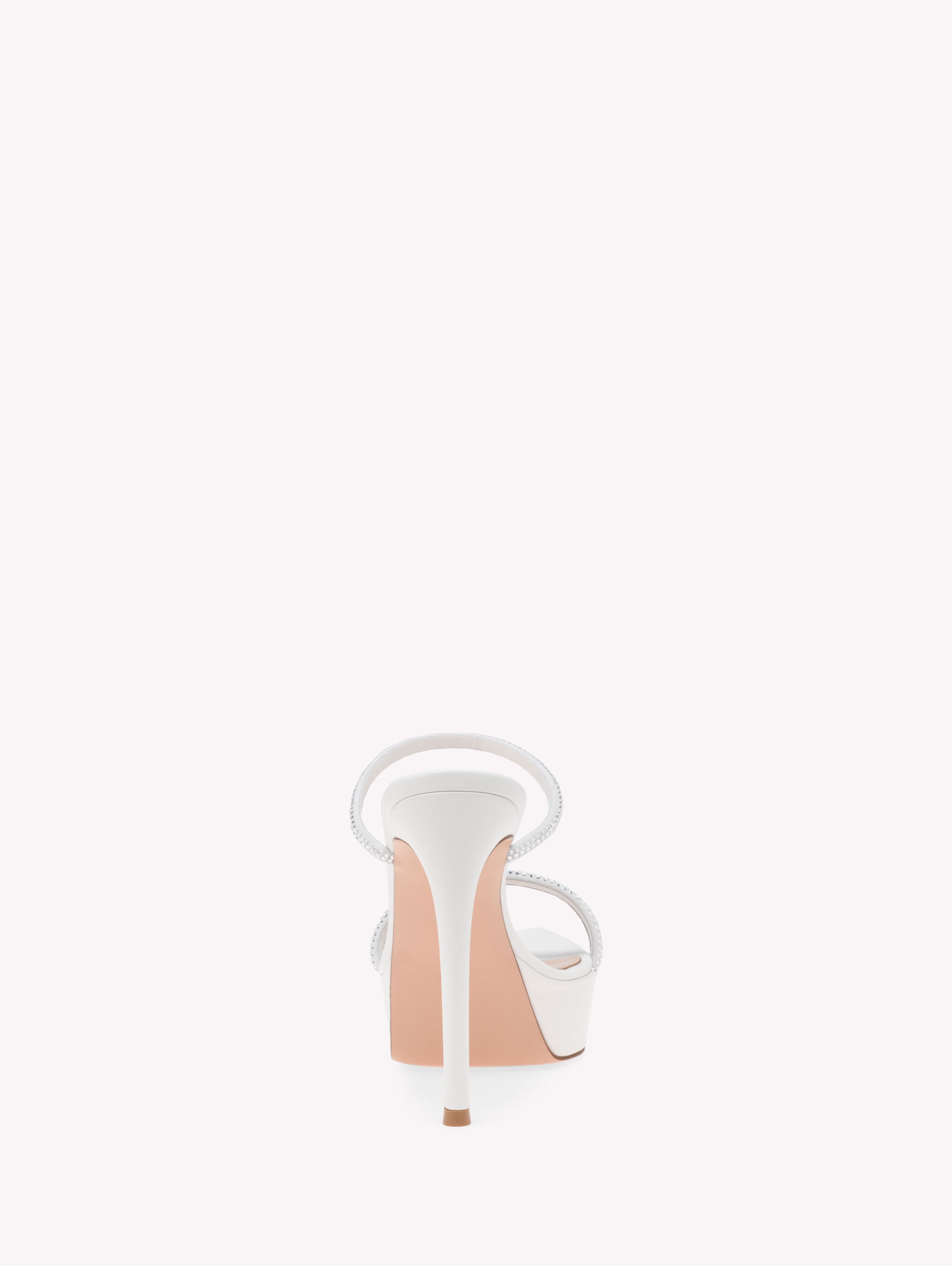 【関税込み】Gianvito Rossi ホワイト Cannes ヒールサンダル Gianvito Rossi CANNES PLATFORM | REVERSIBLE