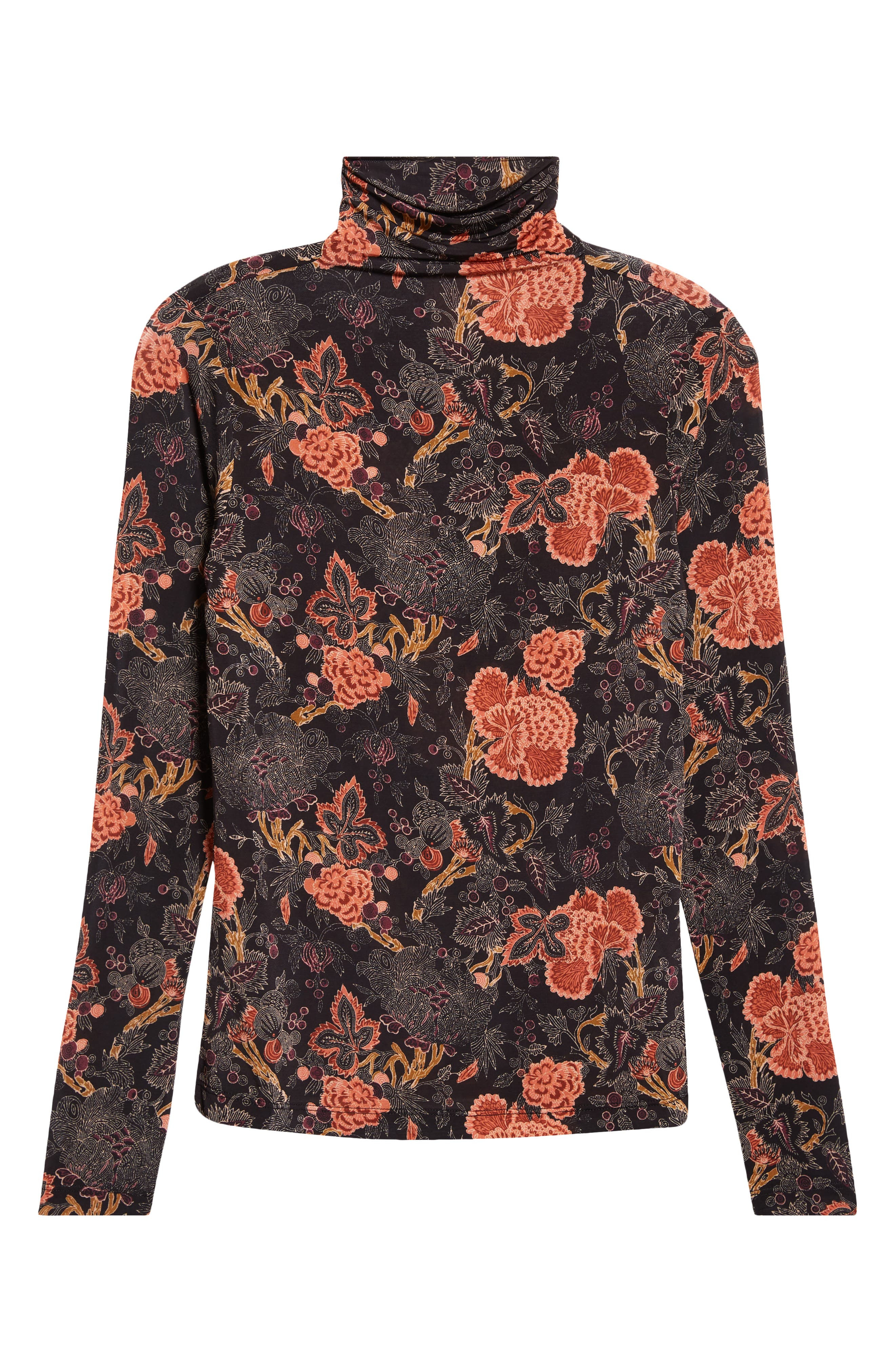 Ulla Johnson Aurelia Funnel Neck Jersey Sweater in Night Lily at Nordstrom - 5