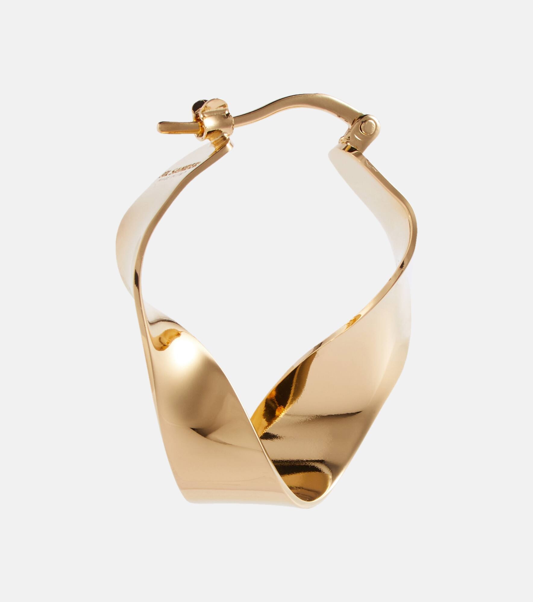 Twisted hoop earrings - 5