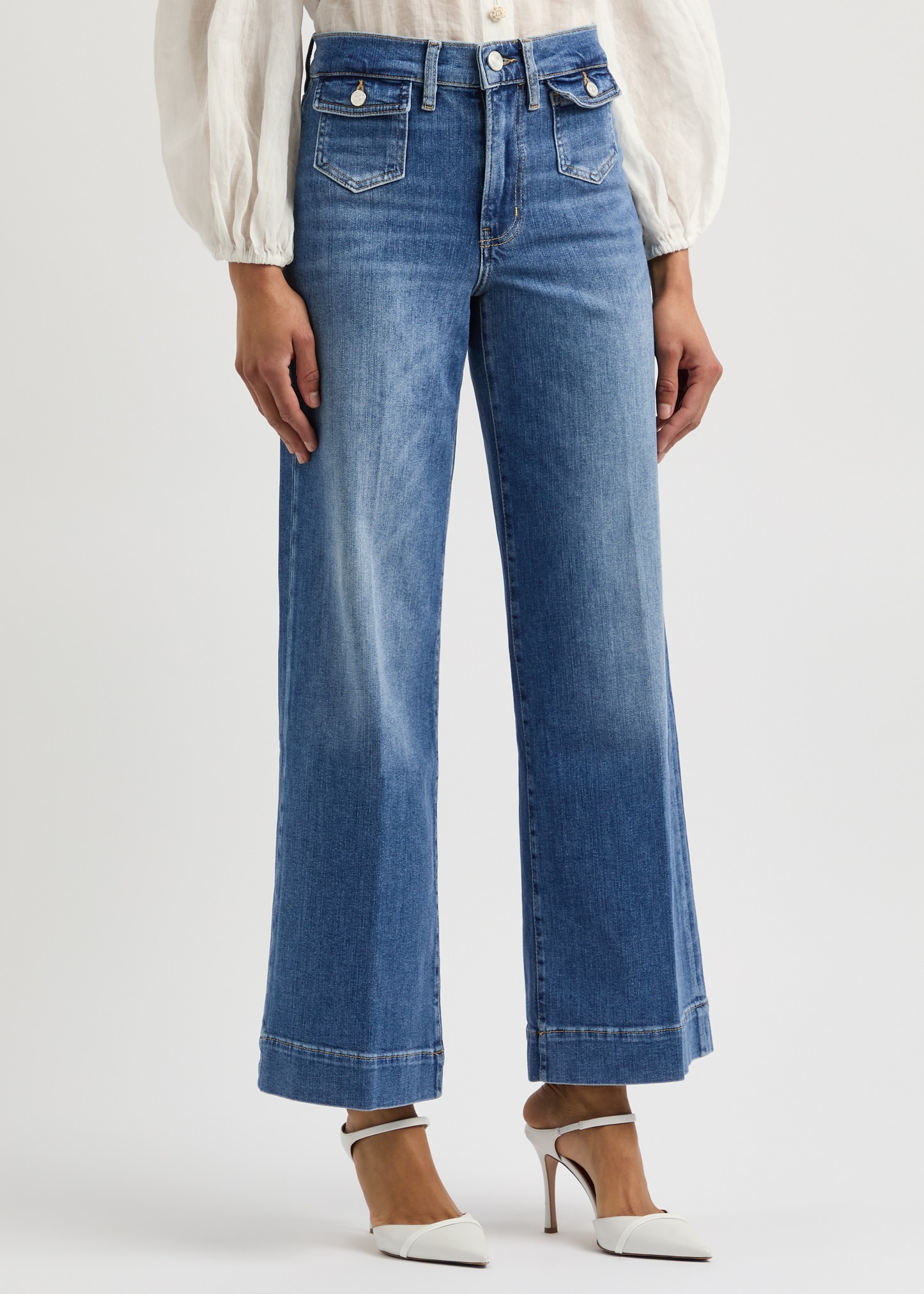 Palazzo wide-leg jeans - 2