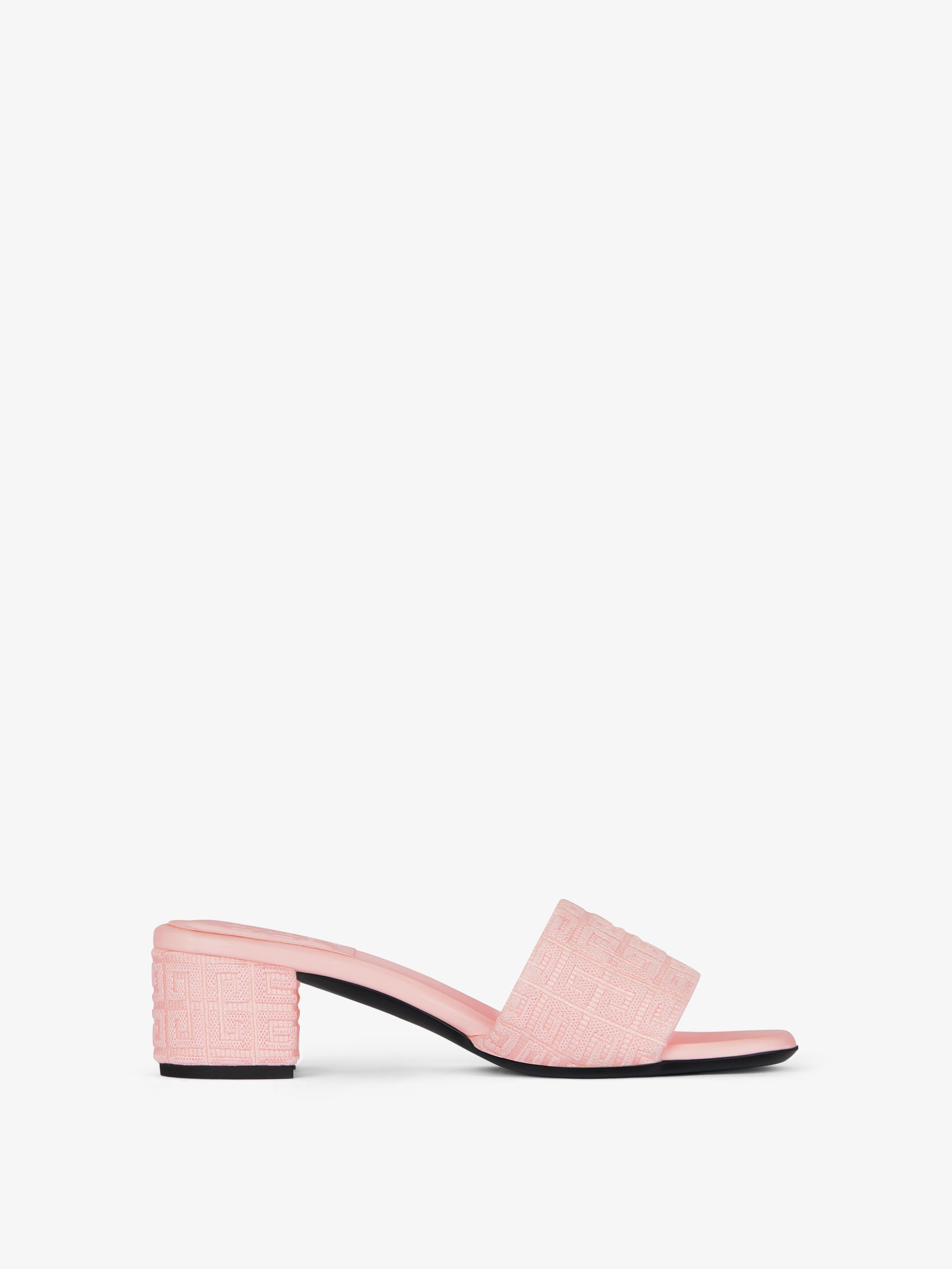 4G MULES IN EMBROIDERED CANVAS - 1