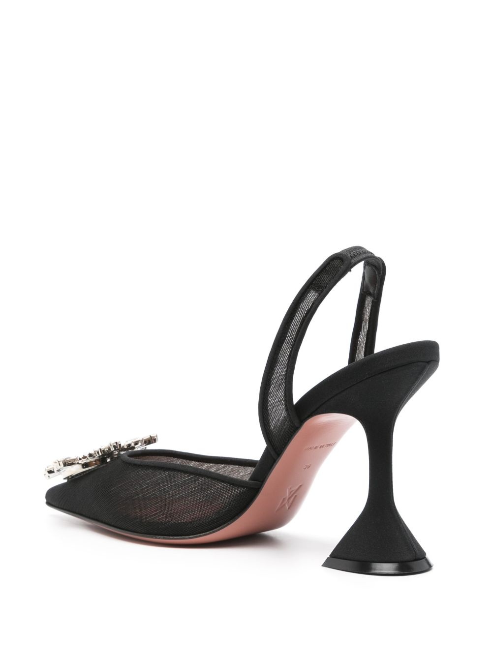 90mm Begum Glass slingback pumps - 3