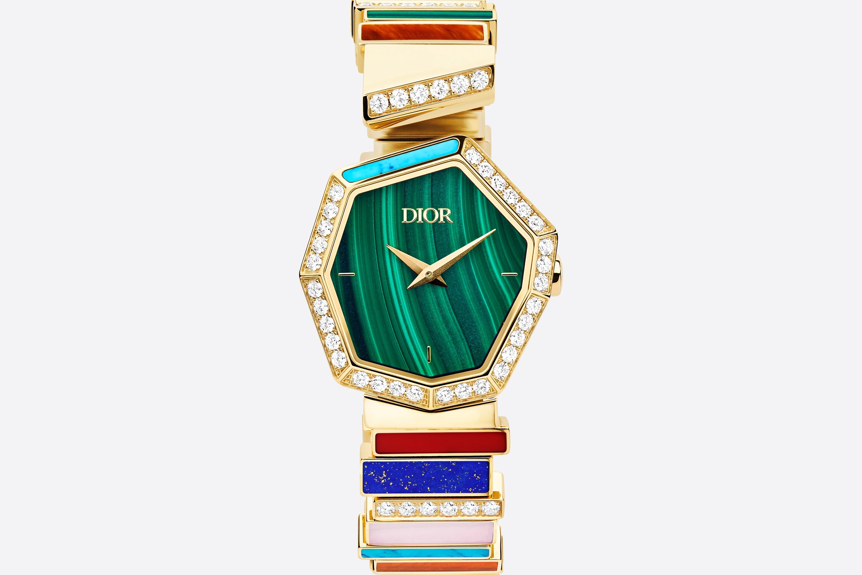 18K Yellow Gold, Diamonds and Decorative Stones GEM DIOR - 5