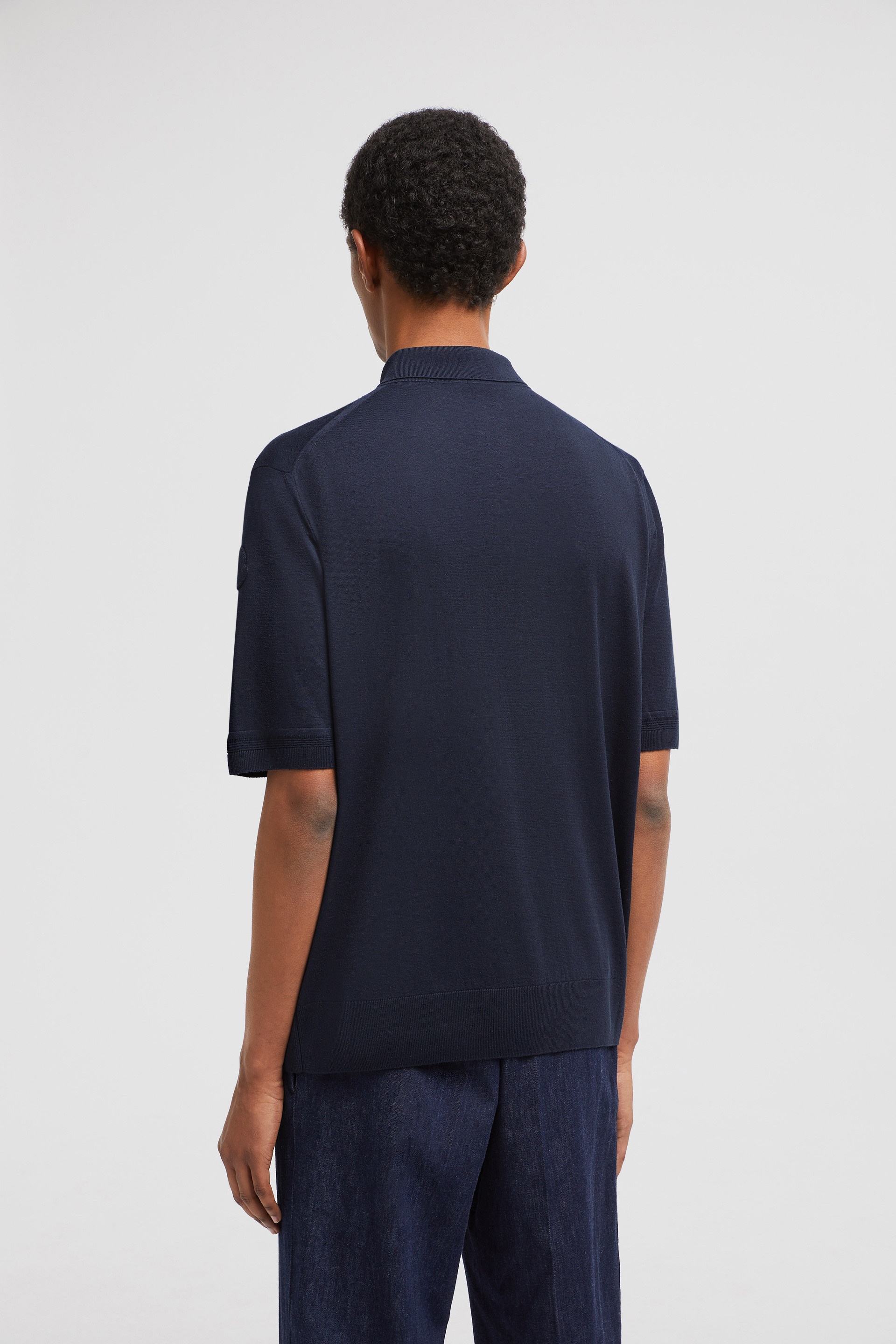Silk & Linen Knit Polo Shirt - 5