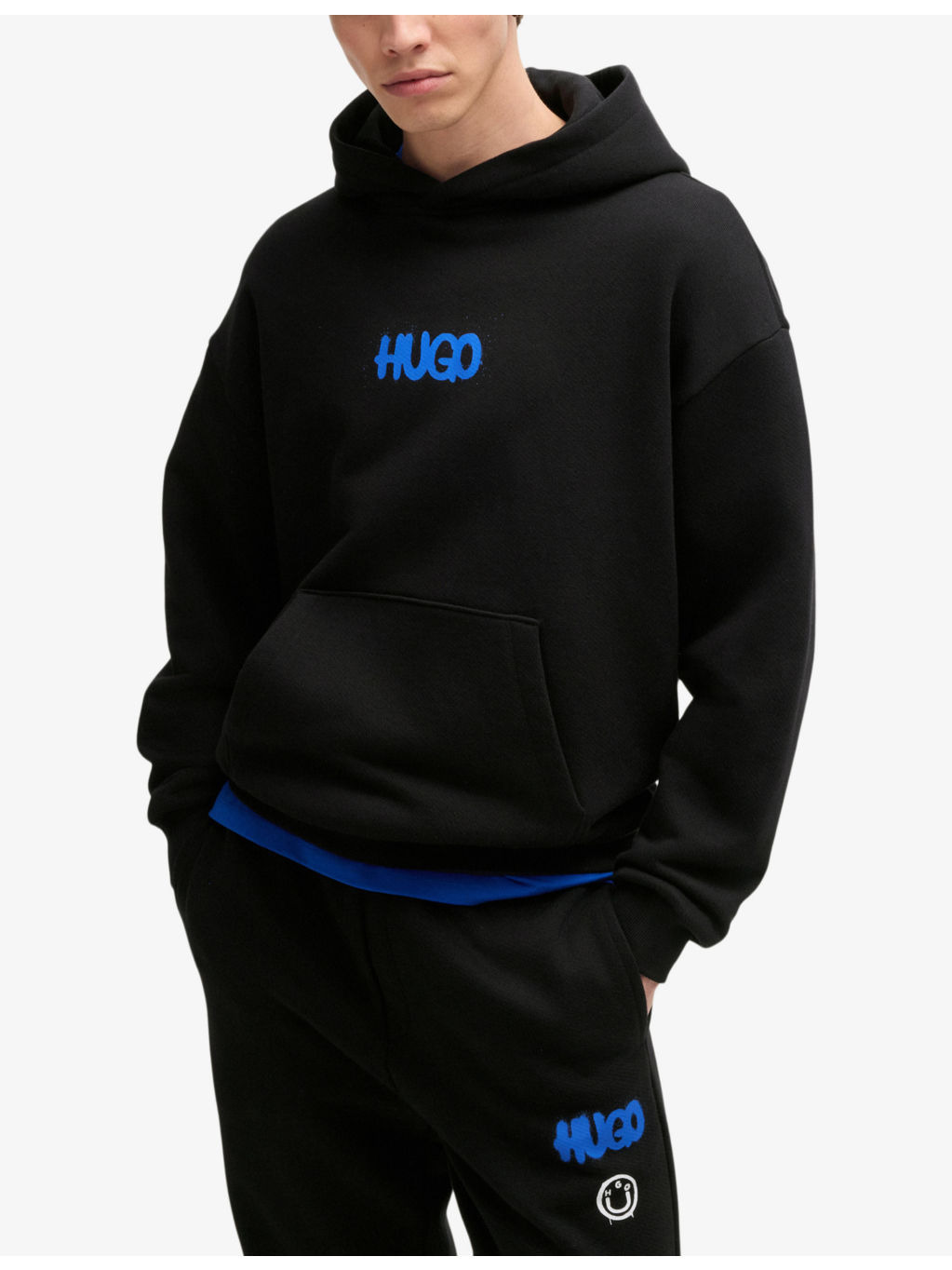 Branded-print relaxed-fit cotton-jersey hoody - 5