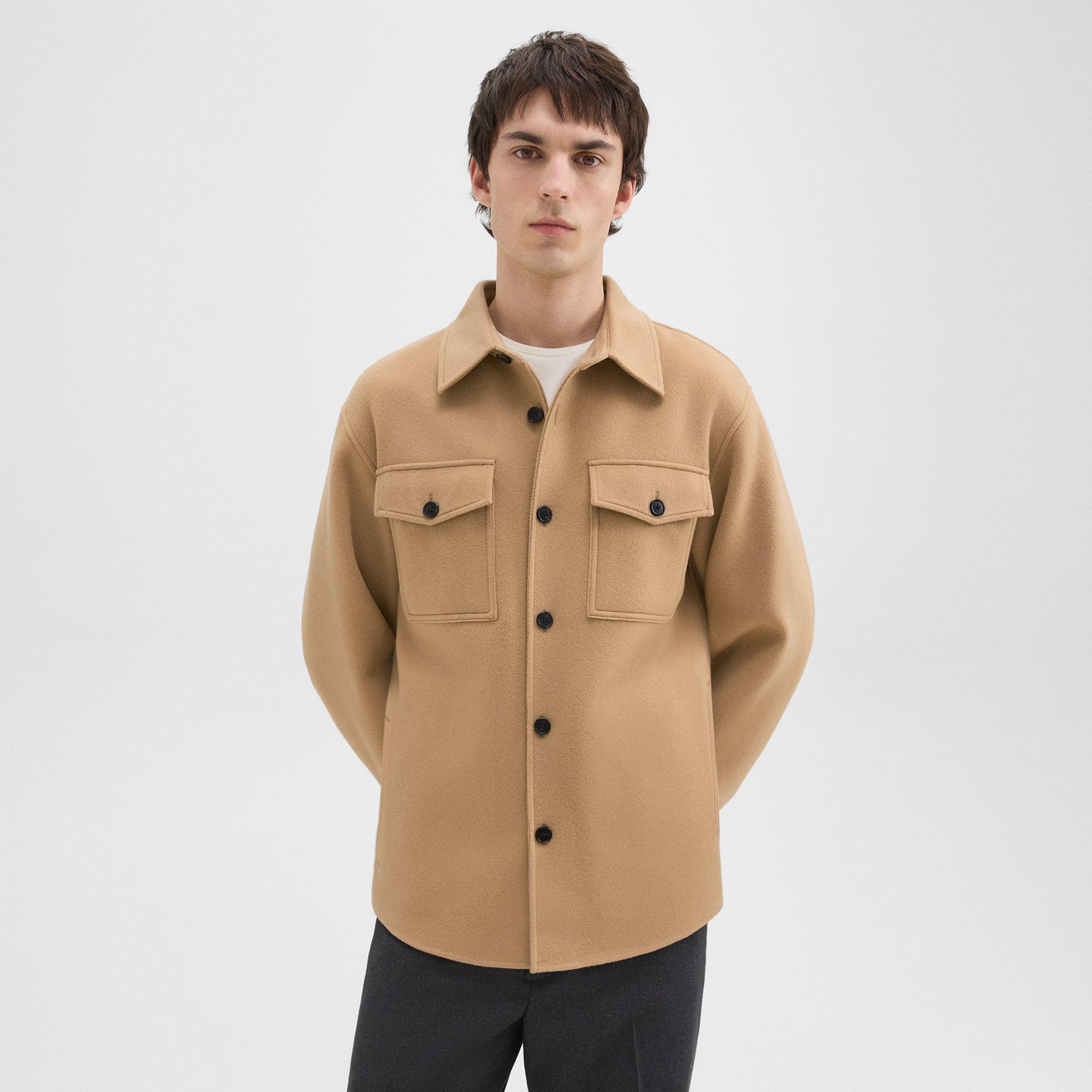 Shirt Jacket in Double-Face Wool-Cashmere - 2