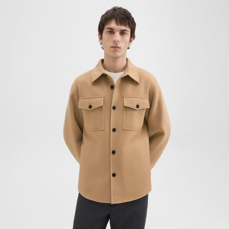 Shirt Jacket in Double-Face Wool-Cashmere 2