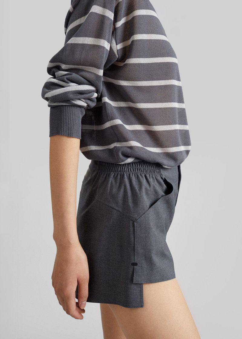 Coperni Technical Tailored Shorts - Grey 7