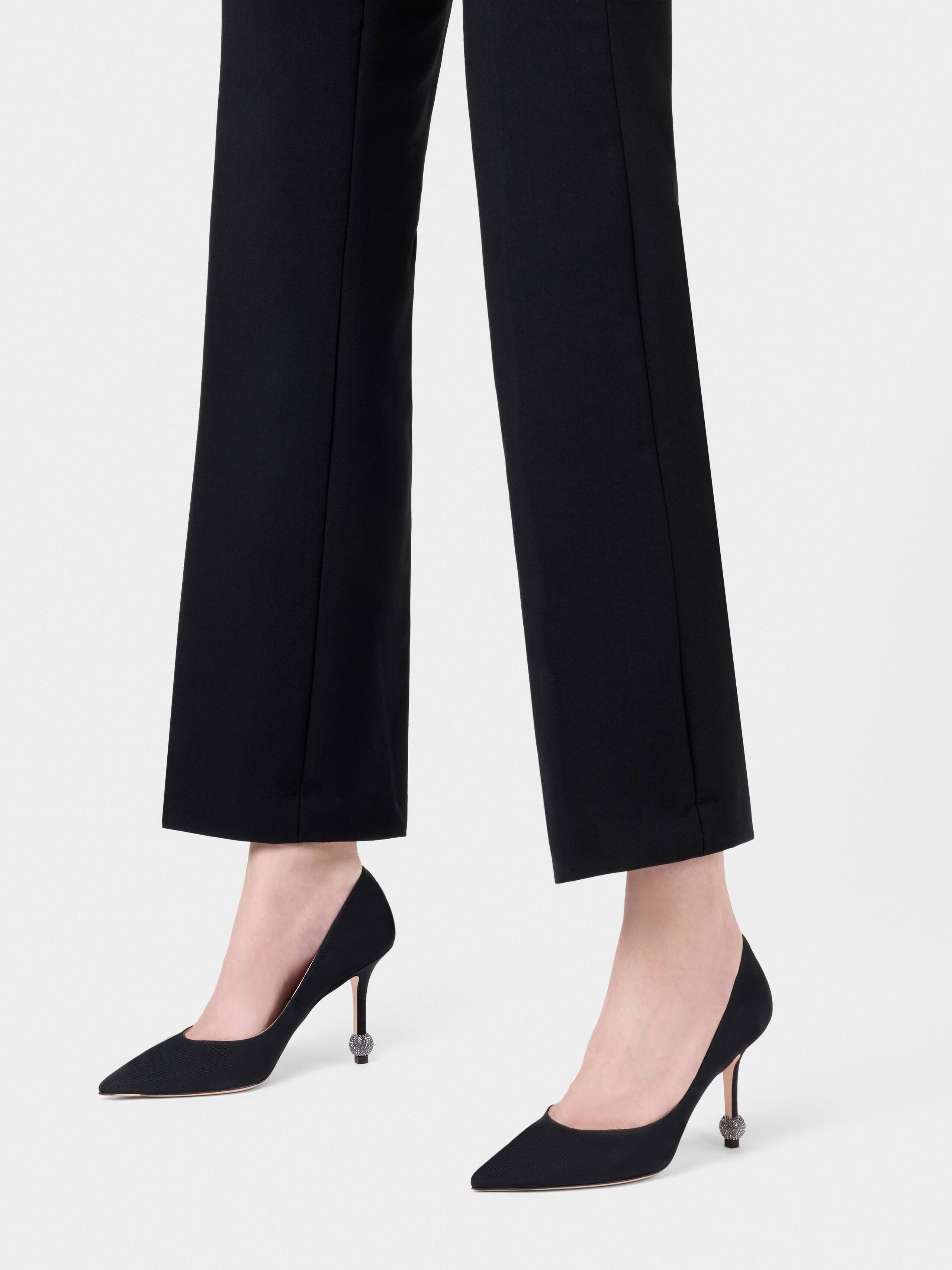 Jewel Heel Pumps in grosgrain - 9