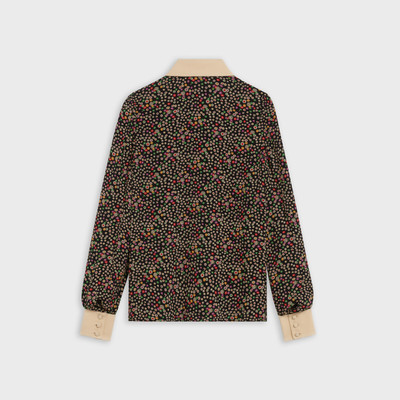 CELINE ANITA COLLAR BLOUSE IN PRINTED SAND CREPE outlook