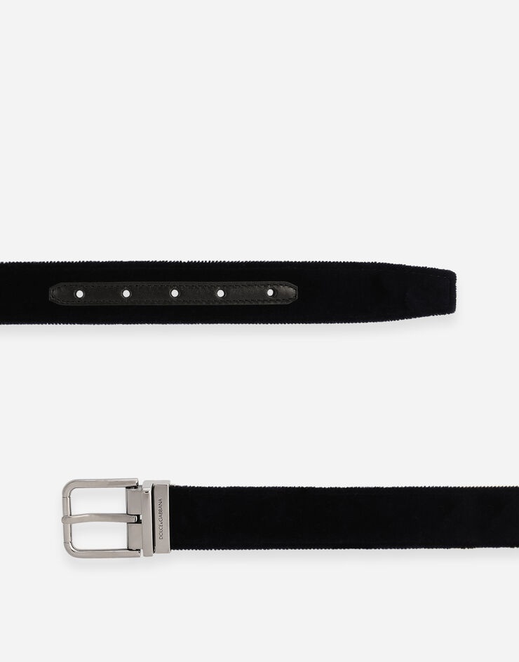 Cotton velvet belt - 3