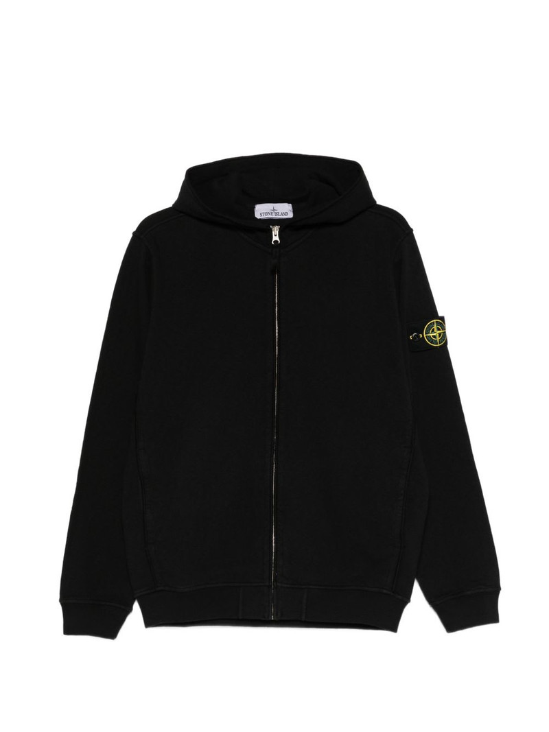 zip-fastening hoodie 1