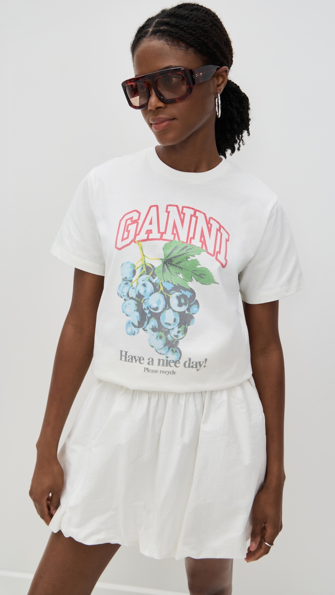 Basic Jersey Grapes Relaxed T-shirt - 6