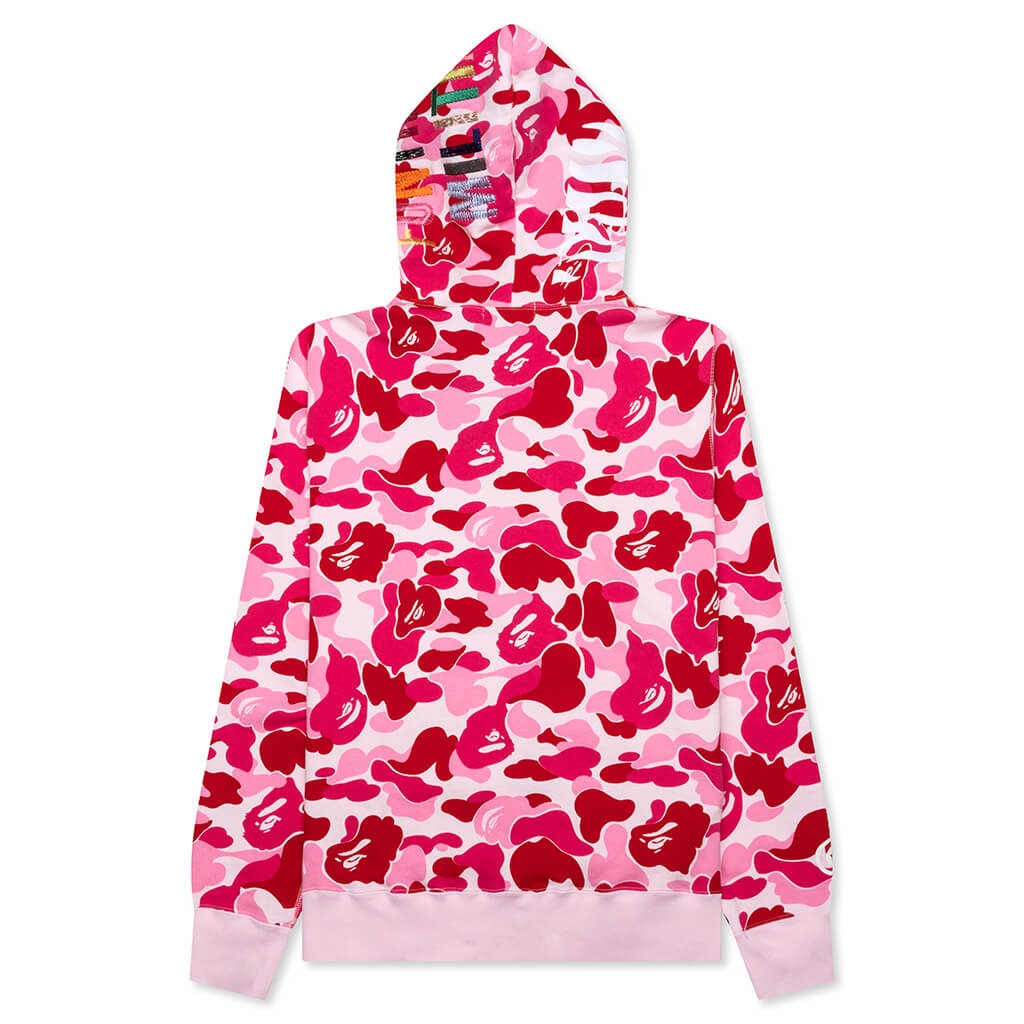 ABC CAMO TIGER FULL ZIP HOODIE - PINK - 2