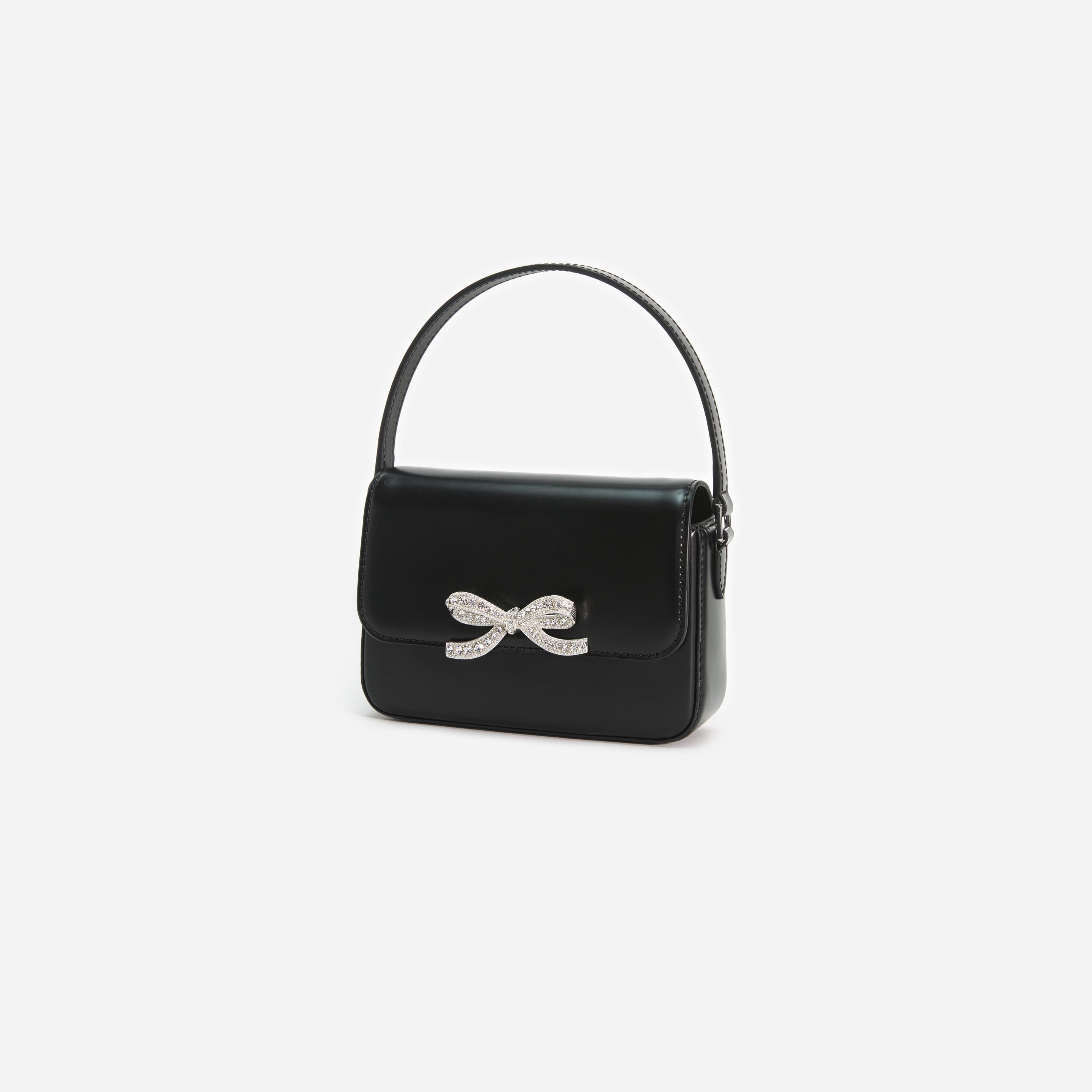 Black Leather Micro Bag - 2
