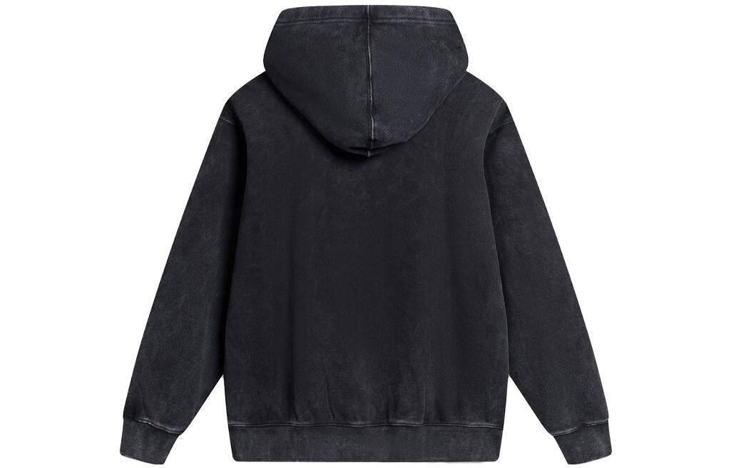 Li-Ning Chinese Color Graphic Hoodie 'Washed Black' AWDT905-2 - 2