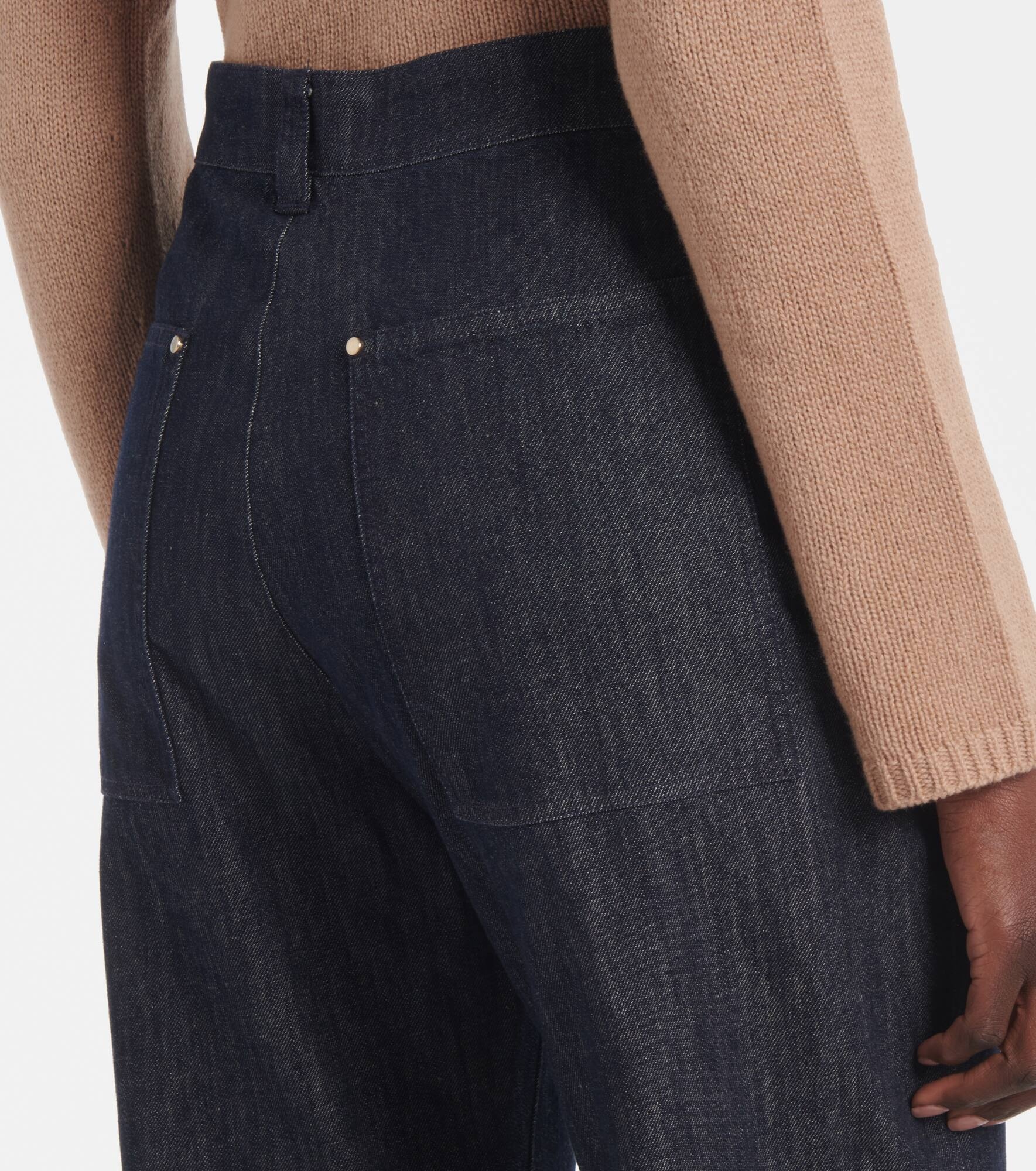Terra high-rise straight jeans - 6