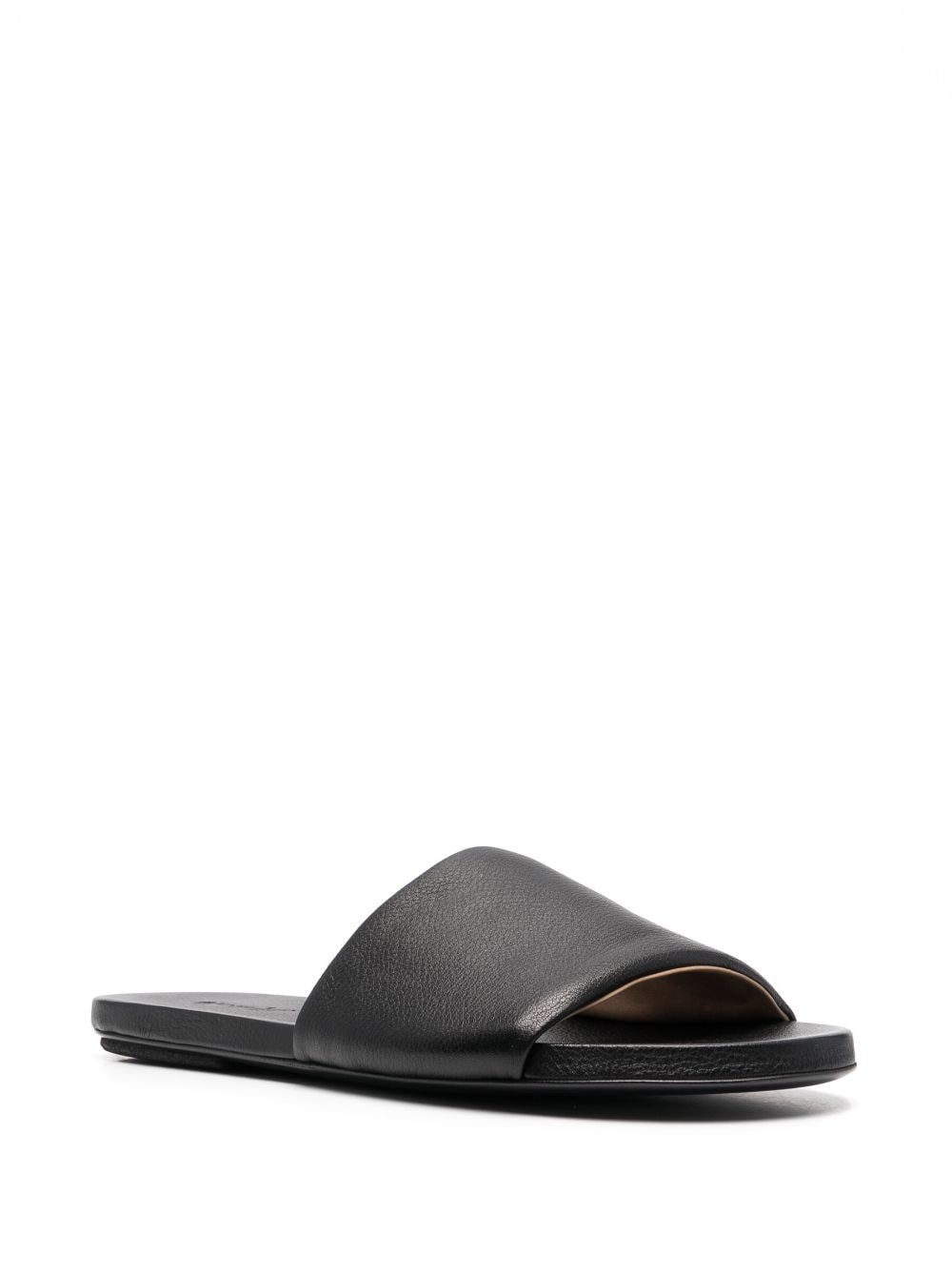 slip-on leather slides - 2