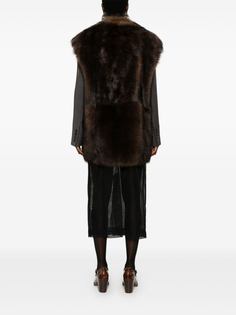 fur gilet - 4