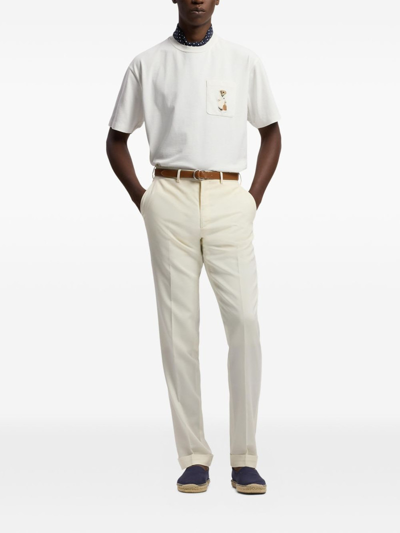 Ralph Lauren pocket bear-detail T-shirt outlook