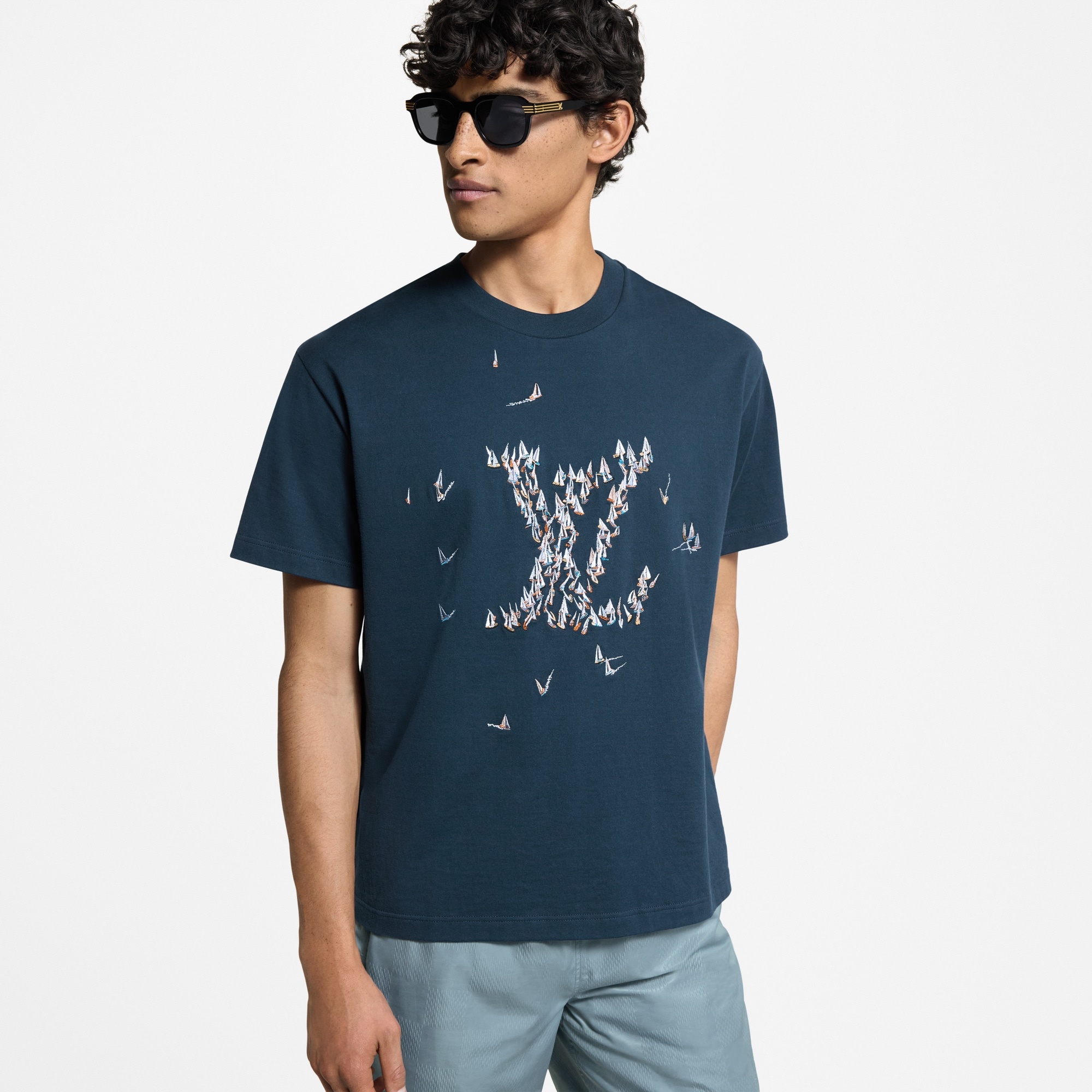 Embroidered Cotton T-Shirt - 2