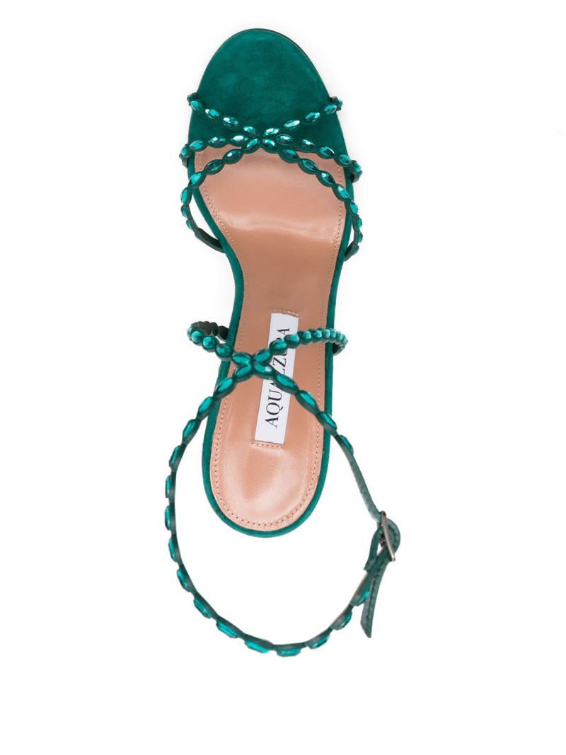 110mm crystal-embellished slingback sandals 4