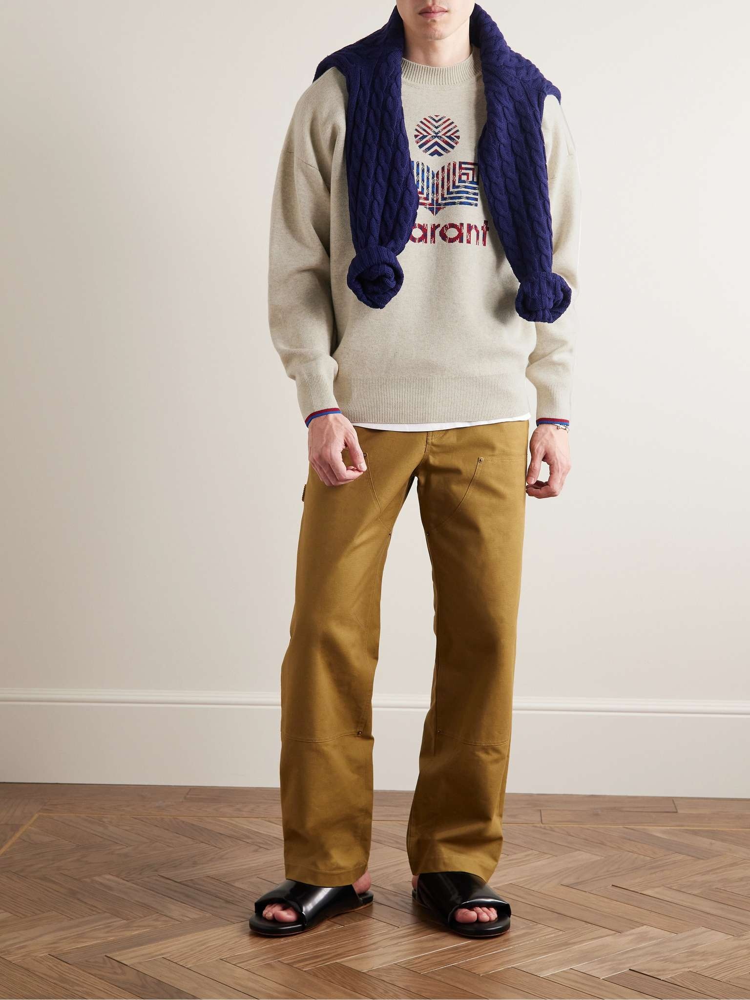 Logo-Intarsia Knitted Sweater - 2
