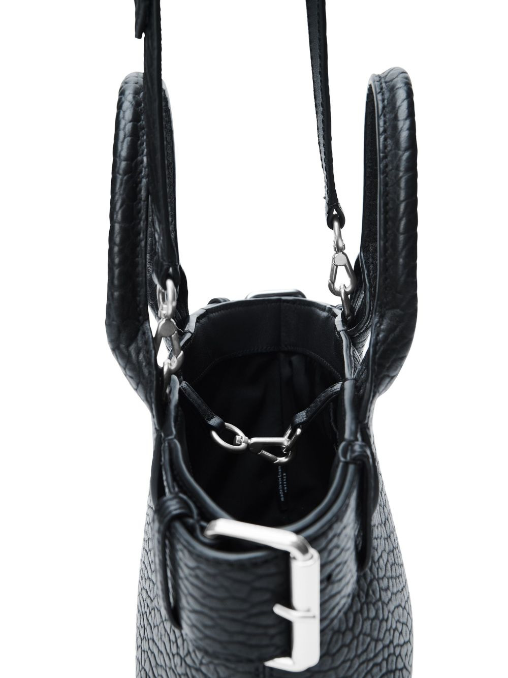 buckle-detail studded tote bag - 4