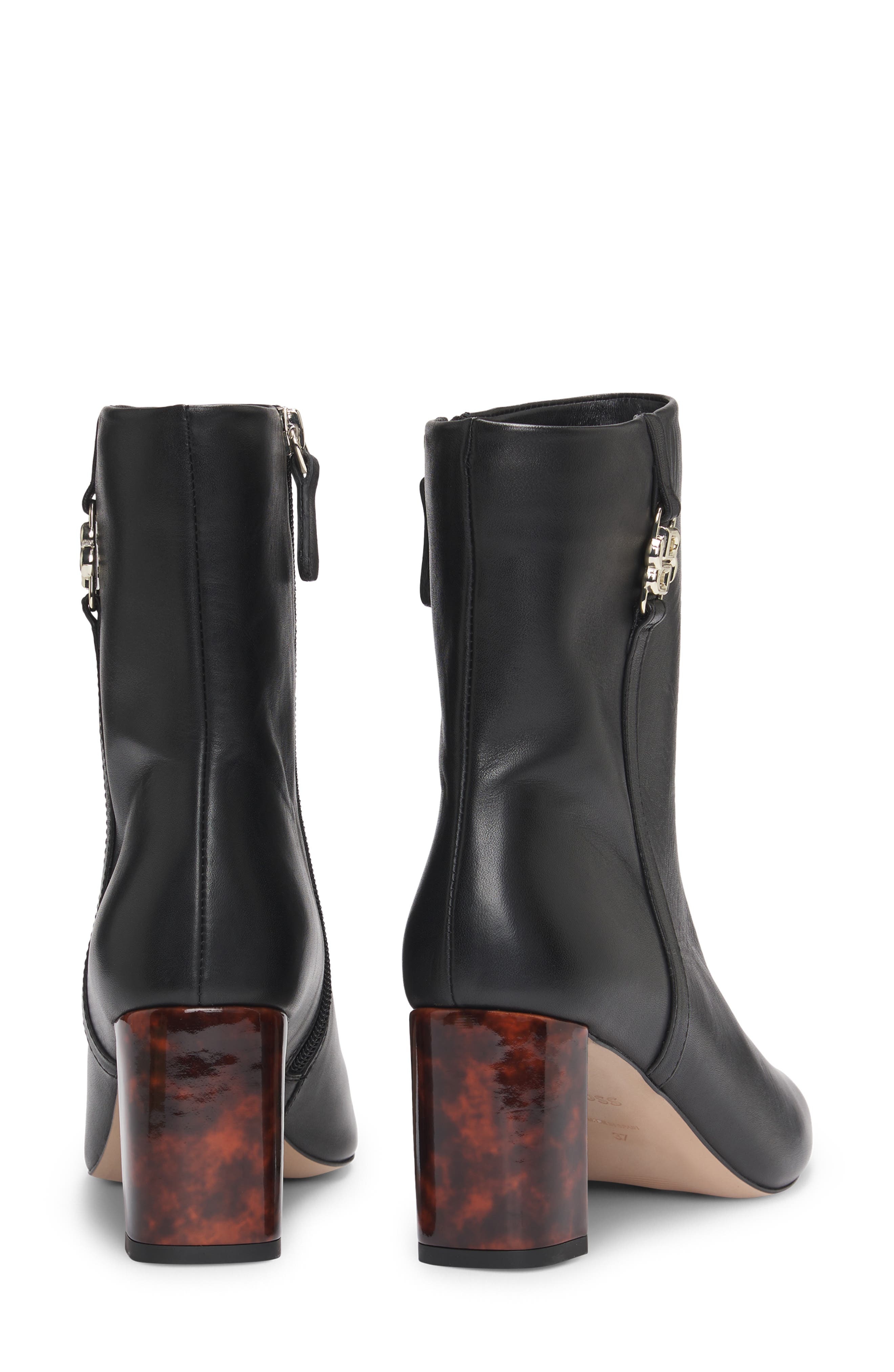 BOSS Janet Pointed Toe Bootie in Black at Nordstrom - 3