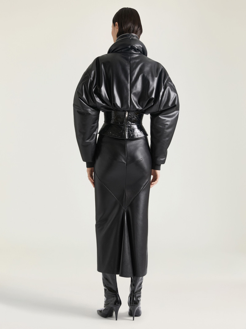 Givenchy CORSET BELT IN LEATHER WITH TAPE PRINT outlook