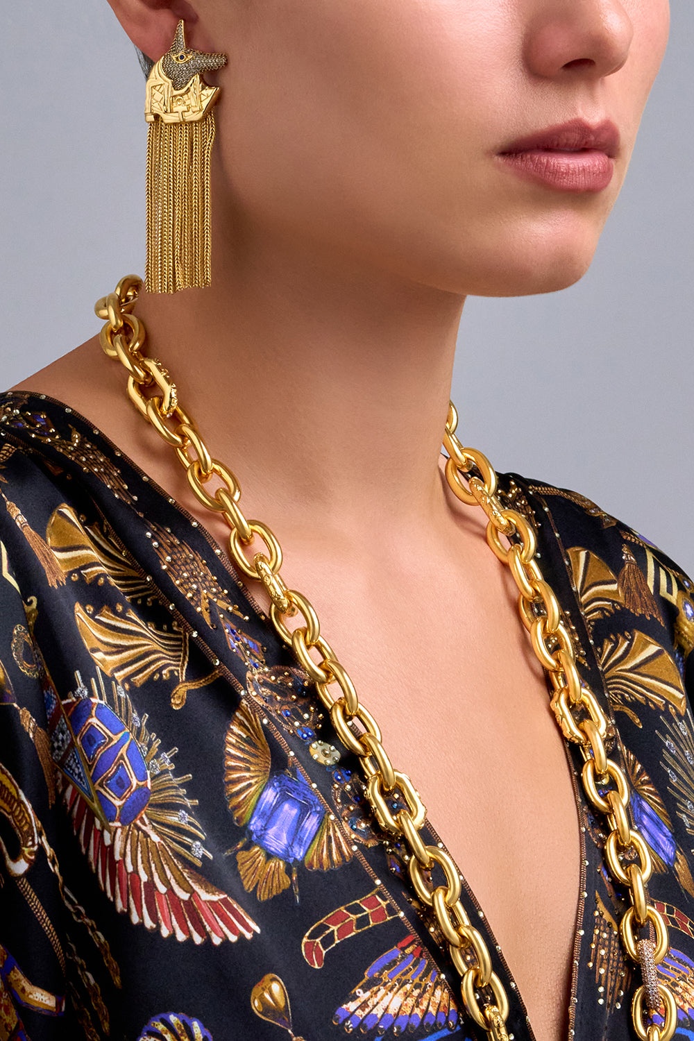 GLOBAL NOMAD TASSEL EARRINGS - 3