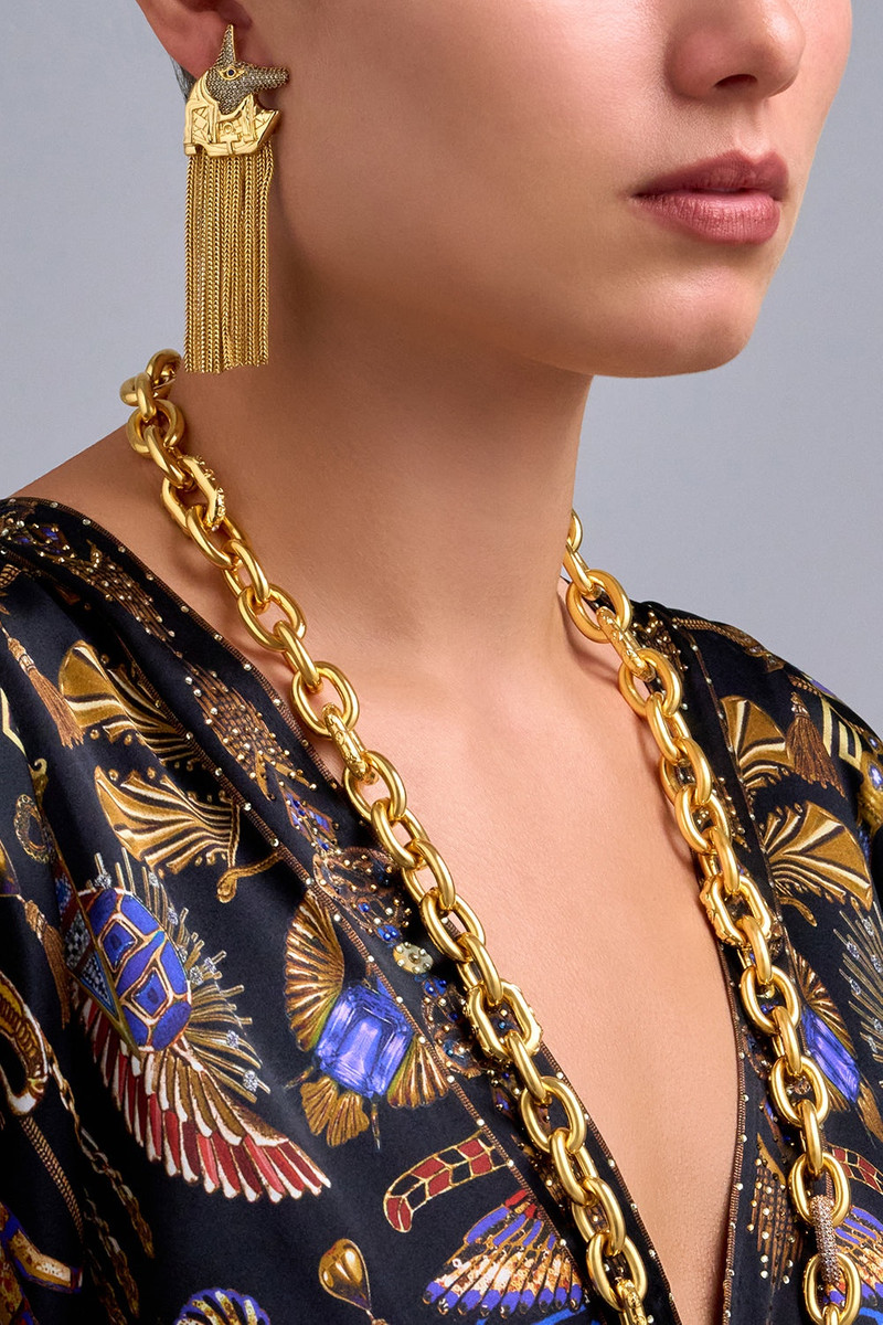 GLOBAL NOMAD TASSEL EARRINGS 3