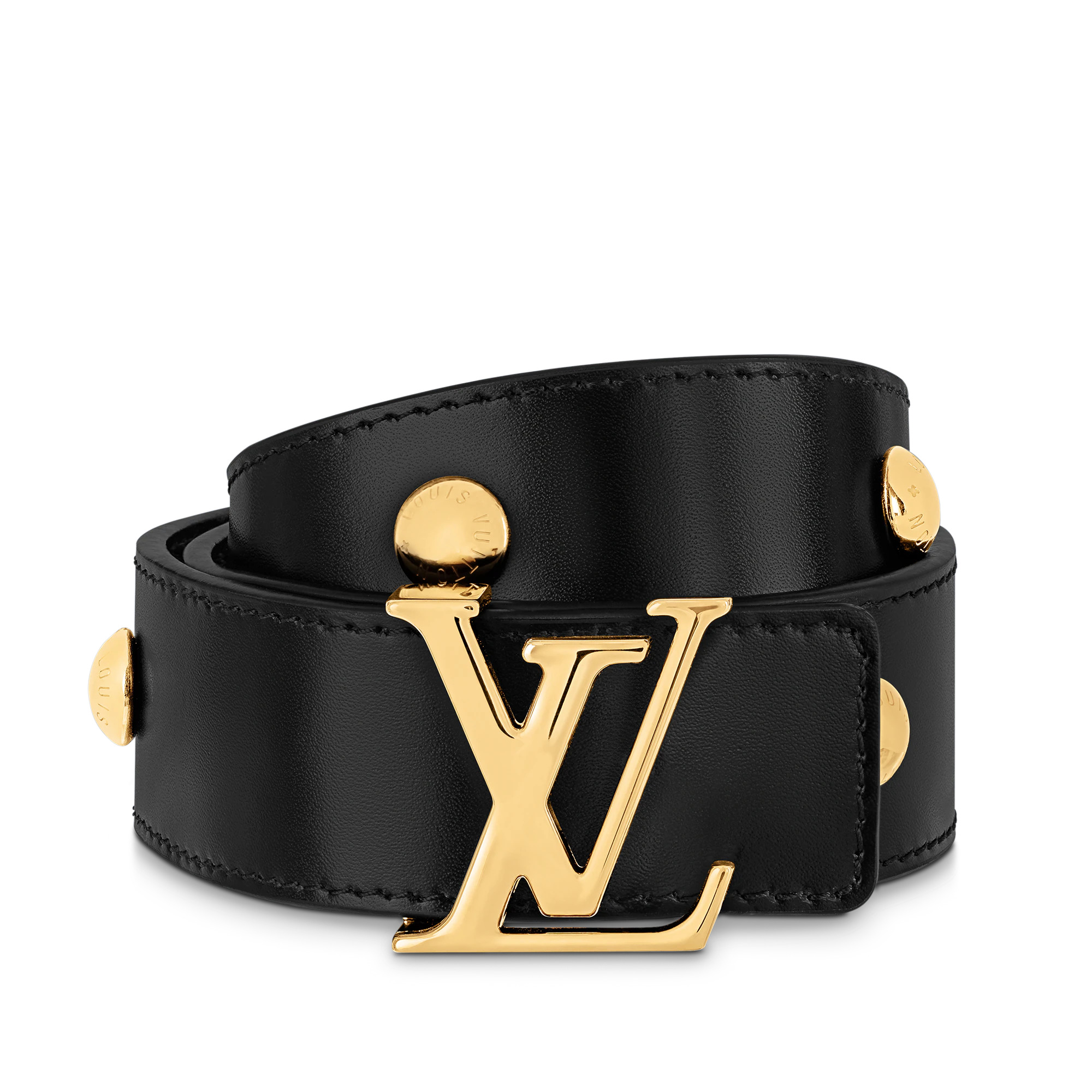 LV Initiales Studs 30mm Reversible Belt - 2