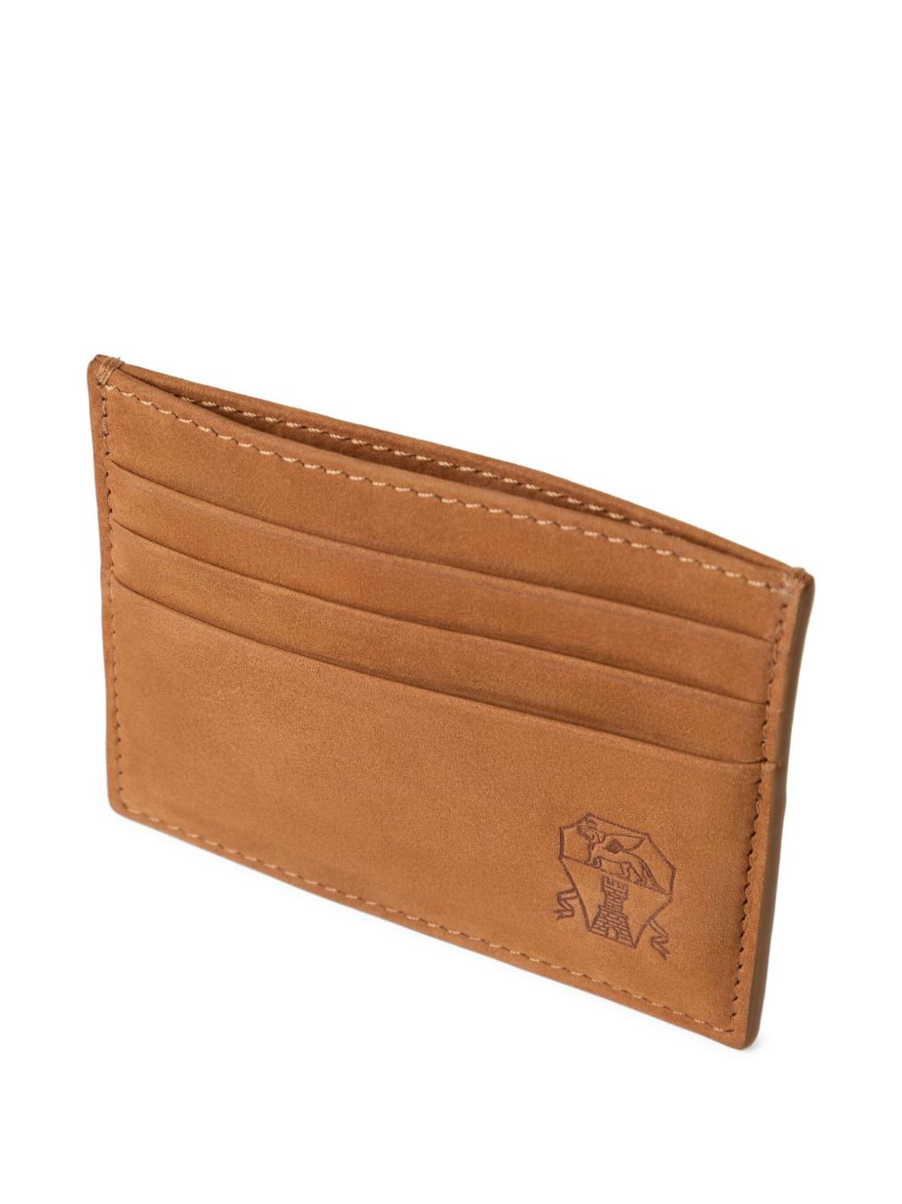 logo-embossed cardholder - 3