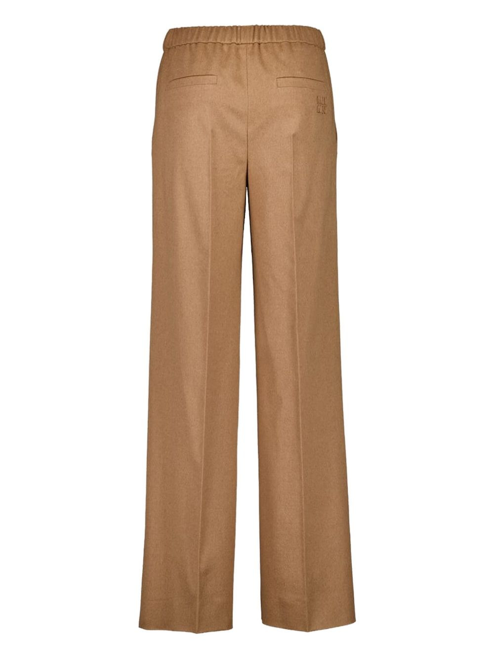 elastic-waist woven trousers - 2