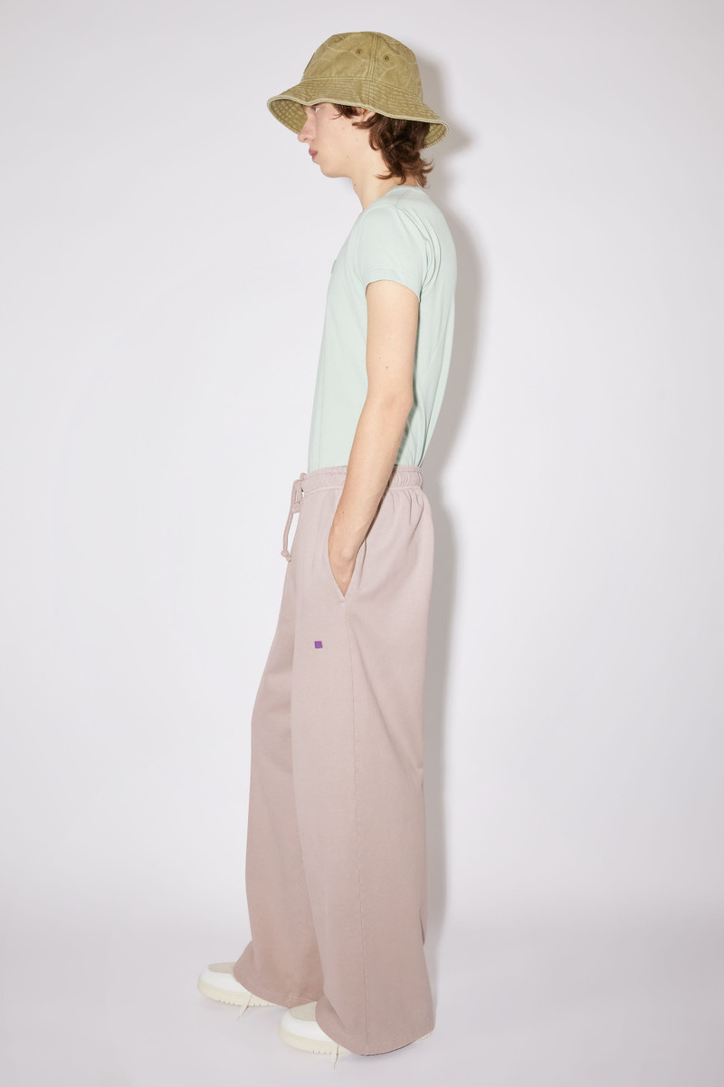 Fleece sweatpants - Dusty beige 4